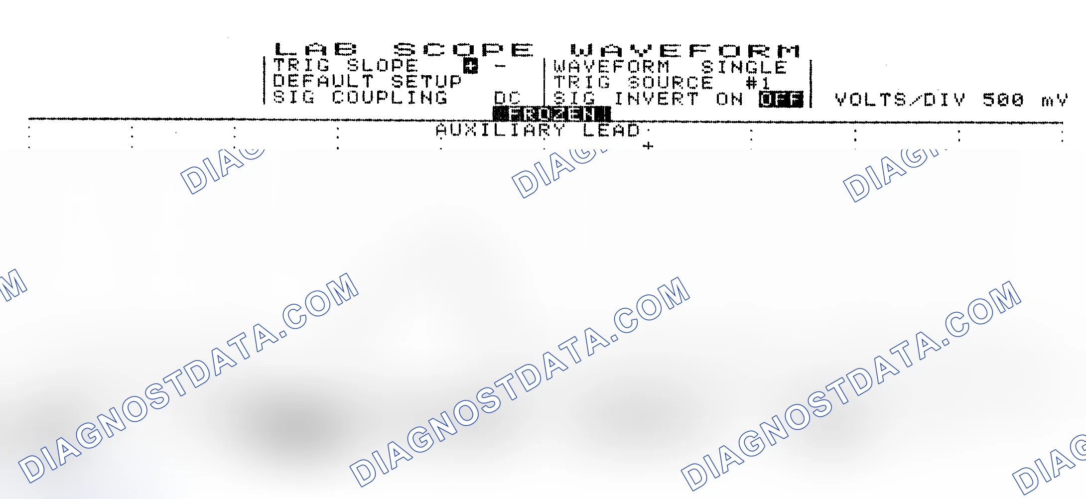 Scheme 10: Single Injector w/Excessive Current Flow - Current Pattern