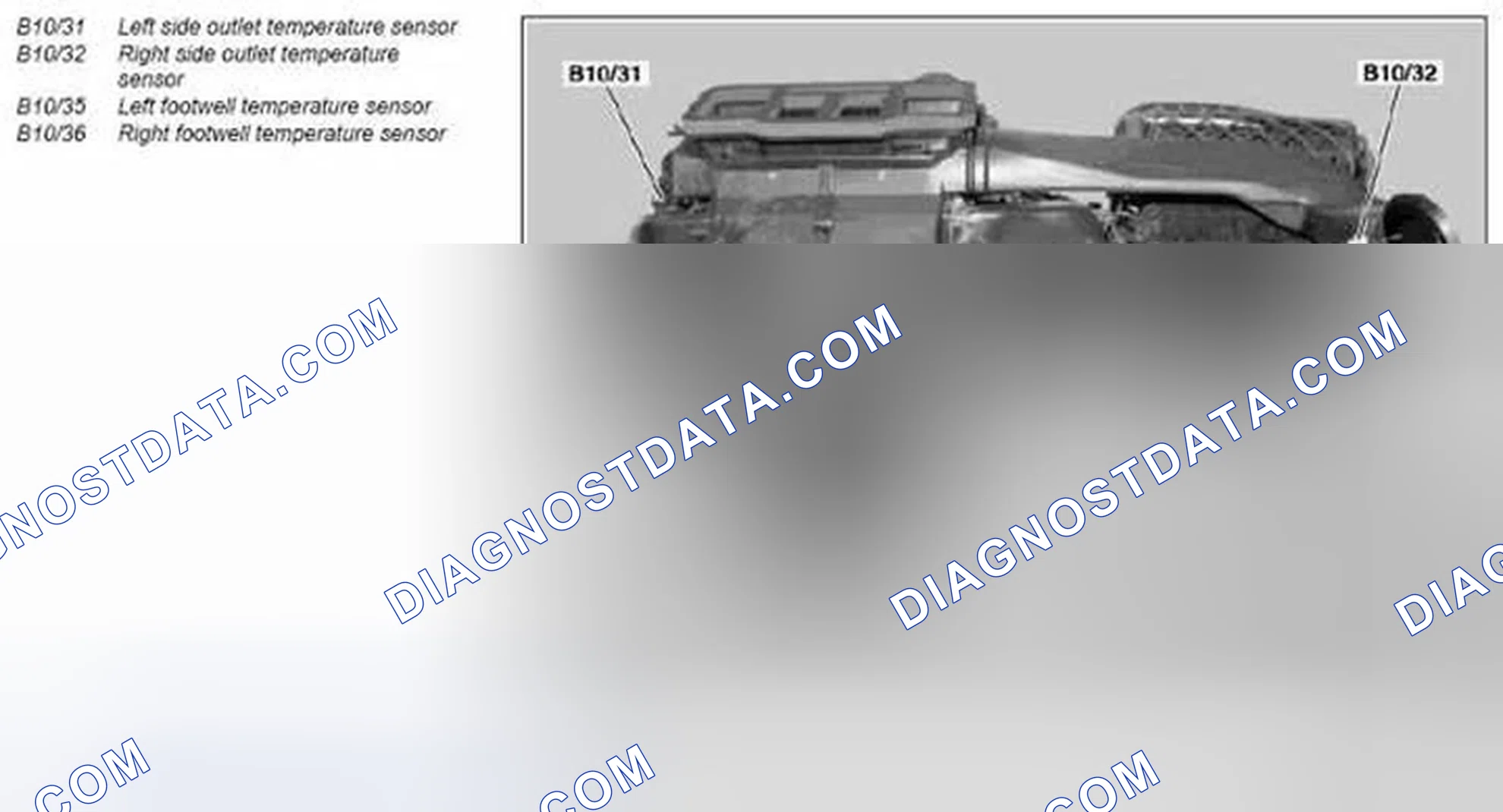 Scheme 182: In-car temperature sensor, component description - GF83.57-P-2127RT