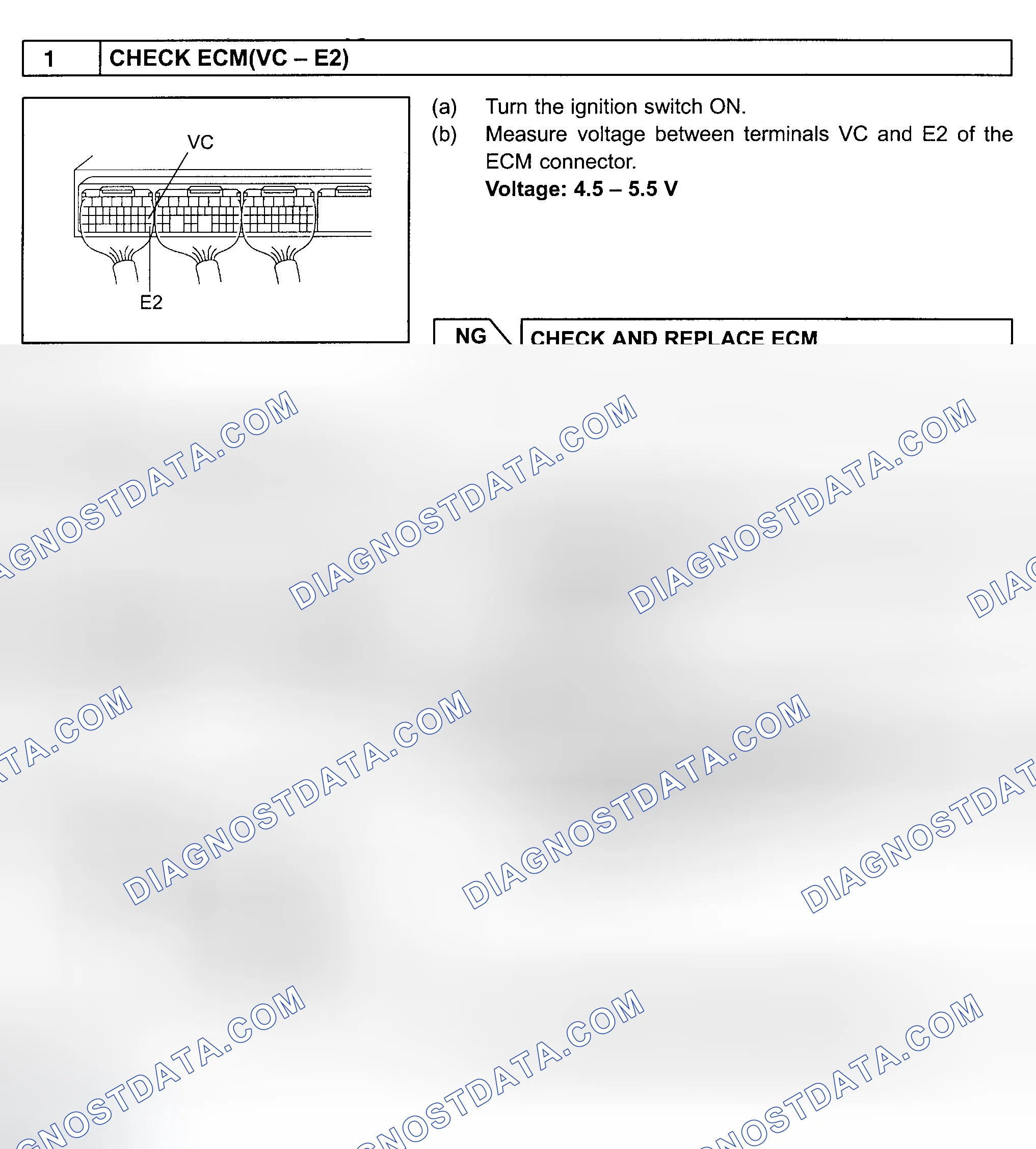 Scheme 801: Vapor Pressure Sensor (Camry Except PZEV)