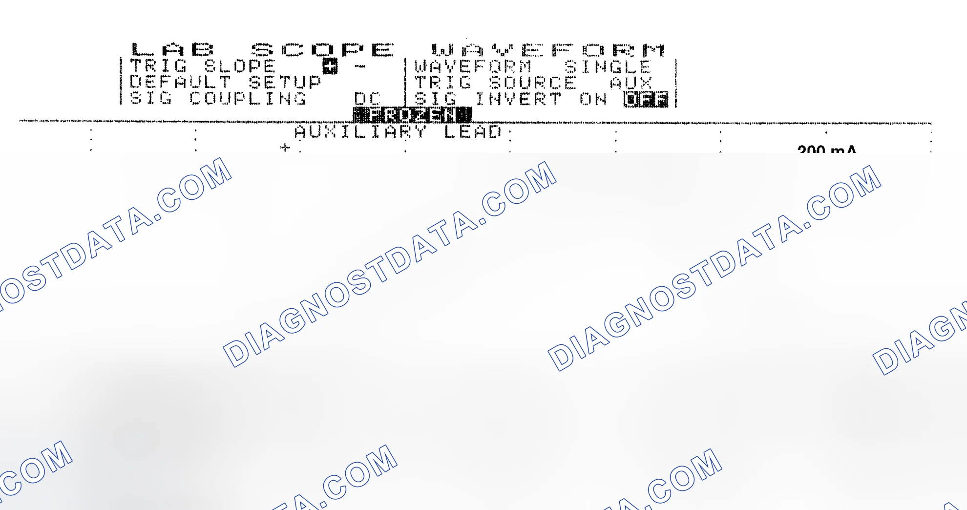 Scheme 13: Single Injector w/Normal Current Flow - Current Pattern