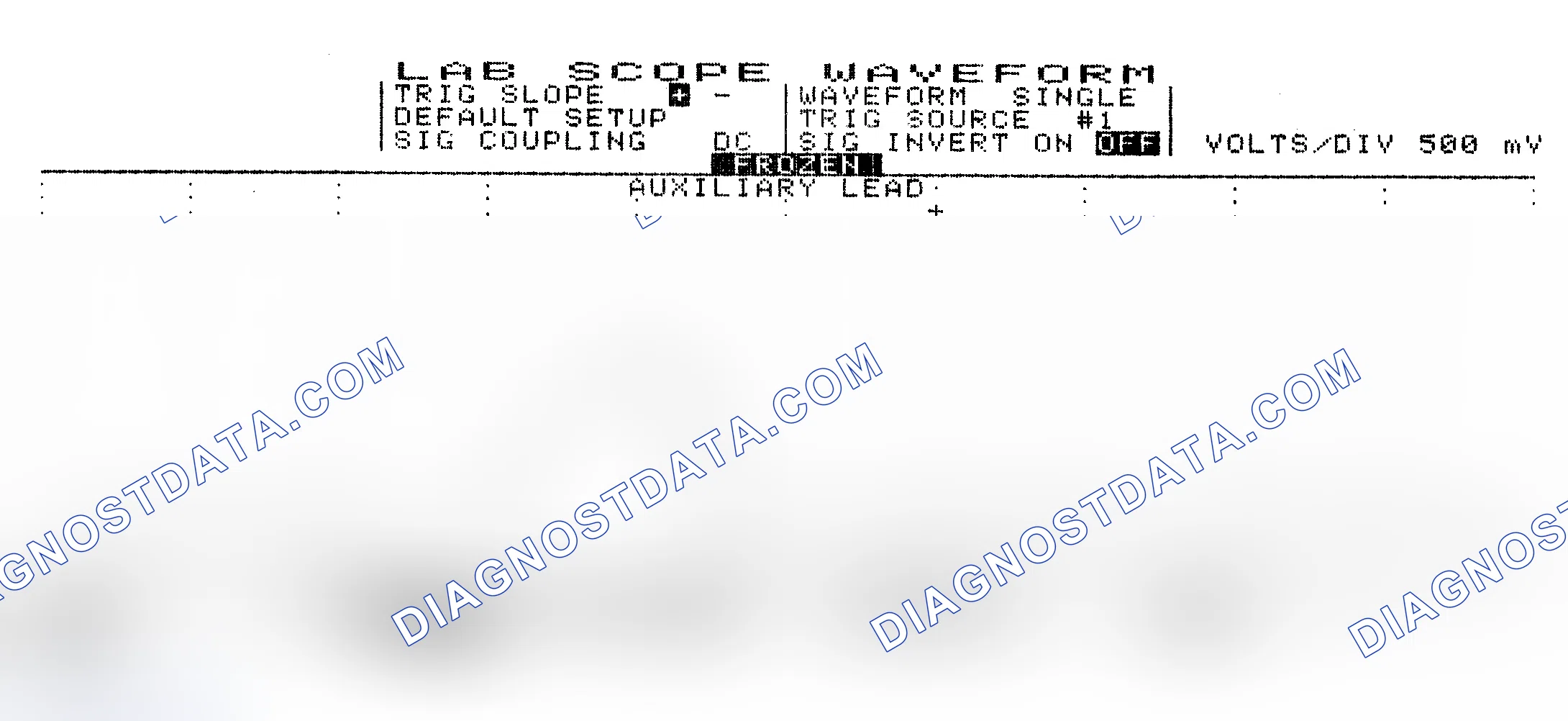 Scheme 10: Single Injector w/Excessive Current Flow - Current Pattern