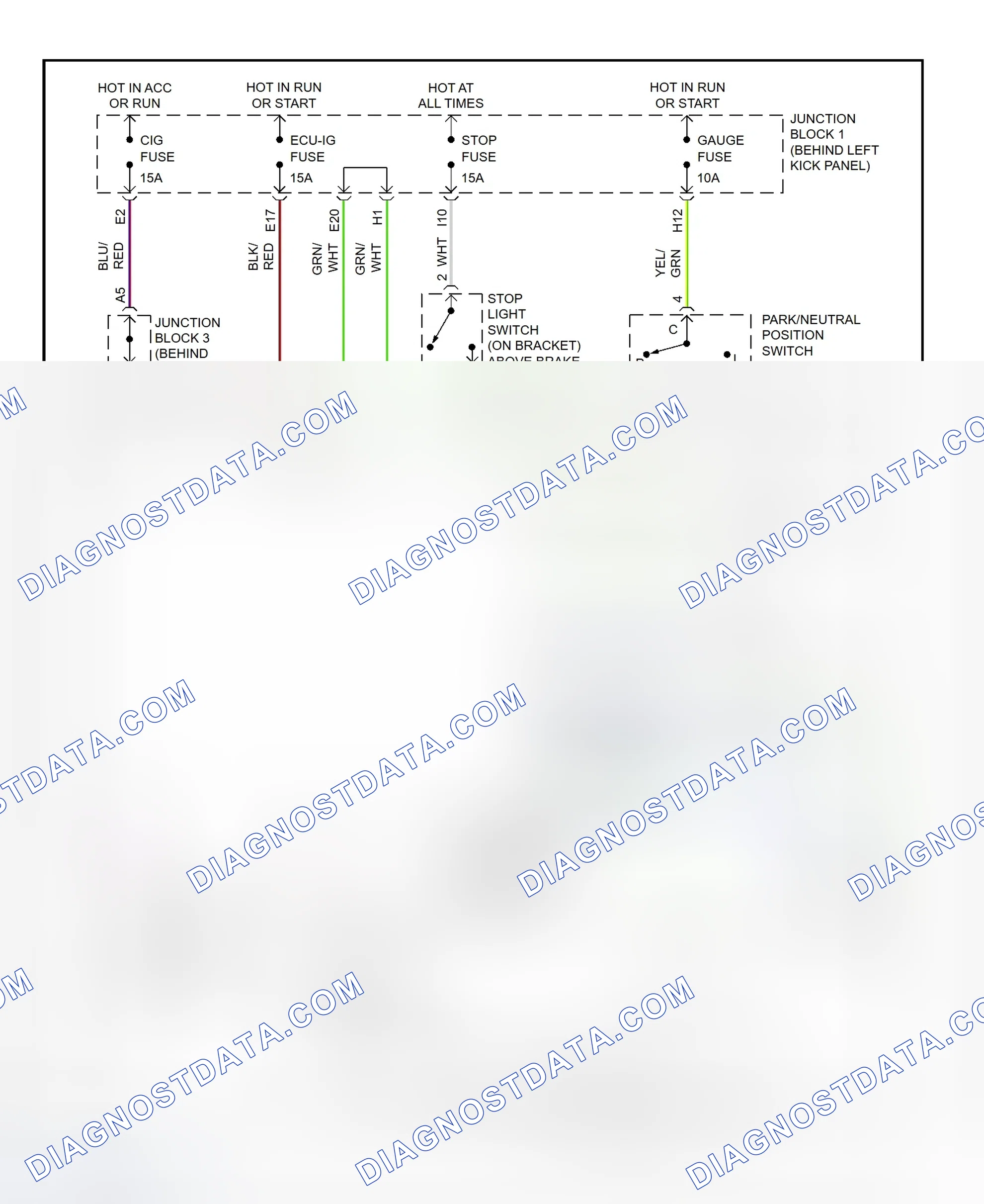 Scheme 49: Shift Interlock System Wiring Diagram (1998 SC300 & SC400)