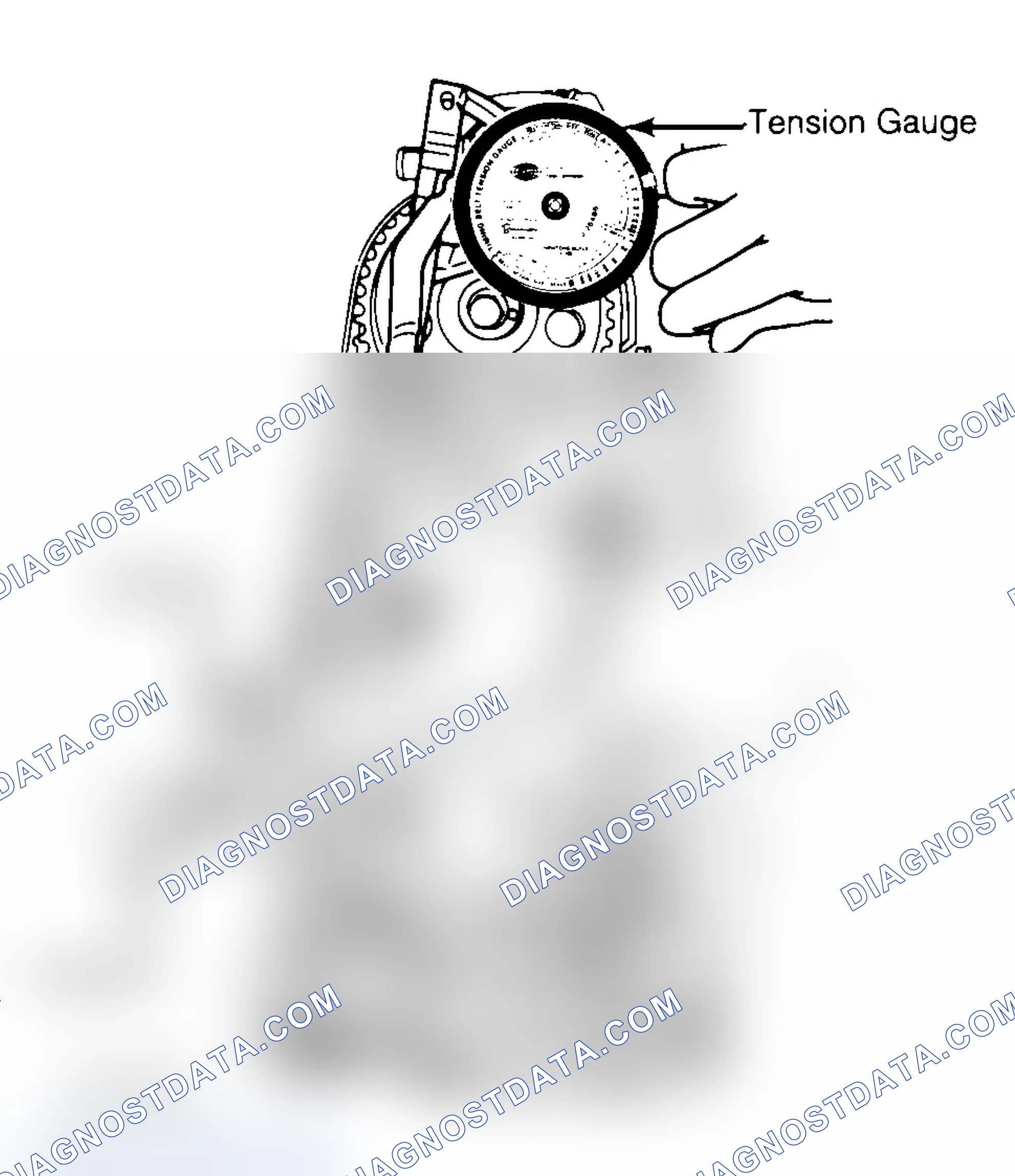 Scheme 28: Adjusting Typical Timing Belt Tension