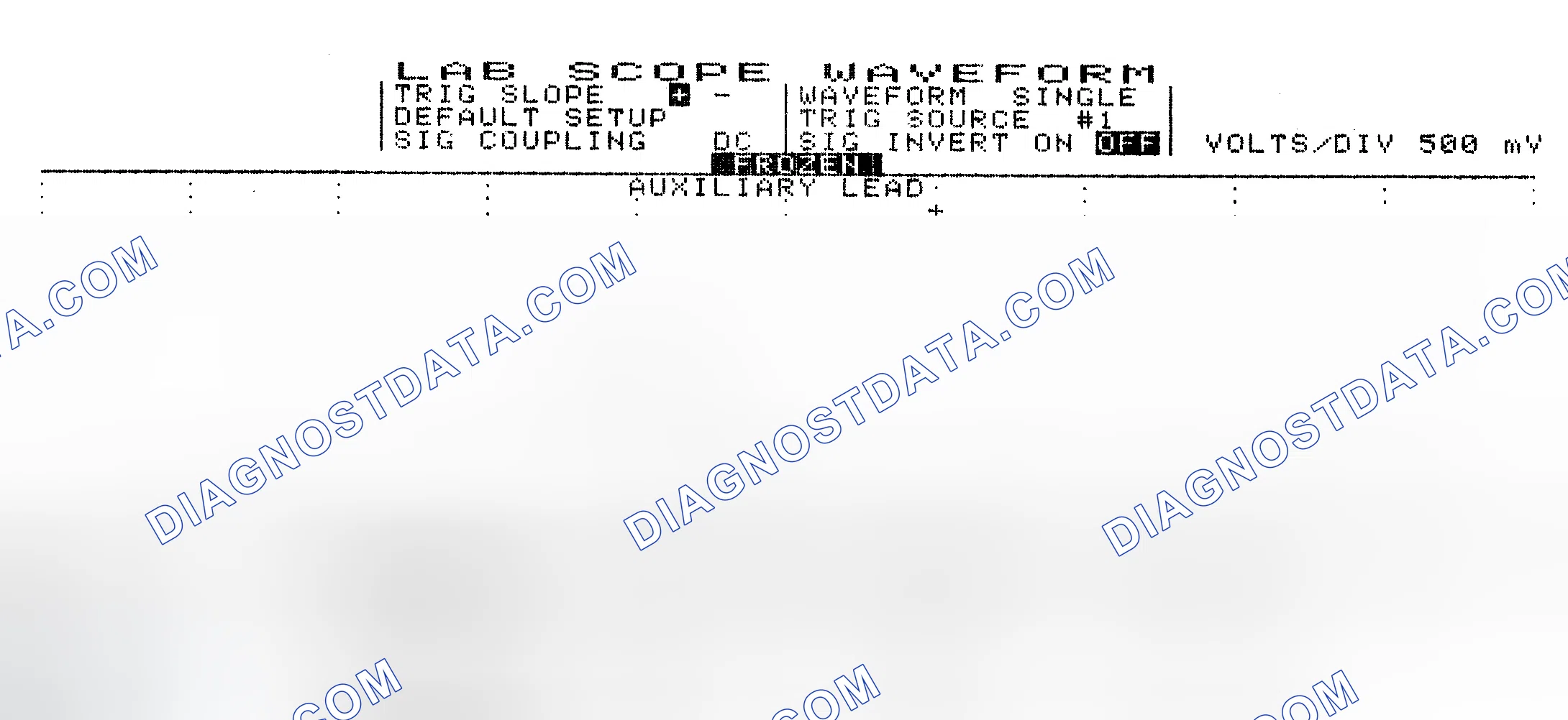 Scheme 10: Single Injector w/Excessive Current Flow - Current Pattern