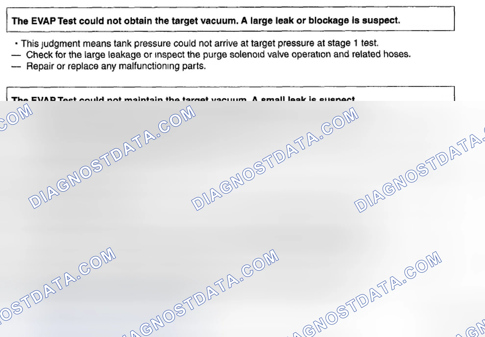 Scheme 19: EVAP system malfunction judgment