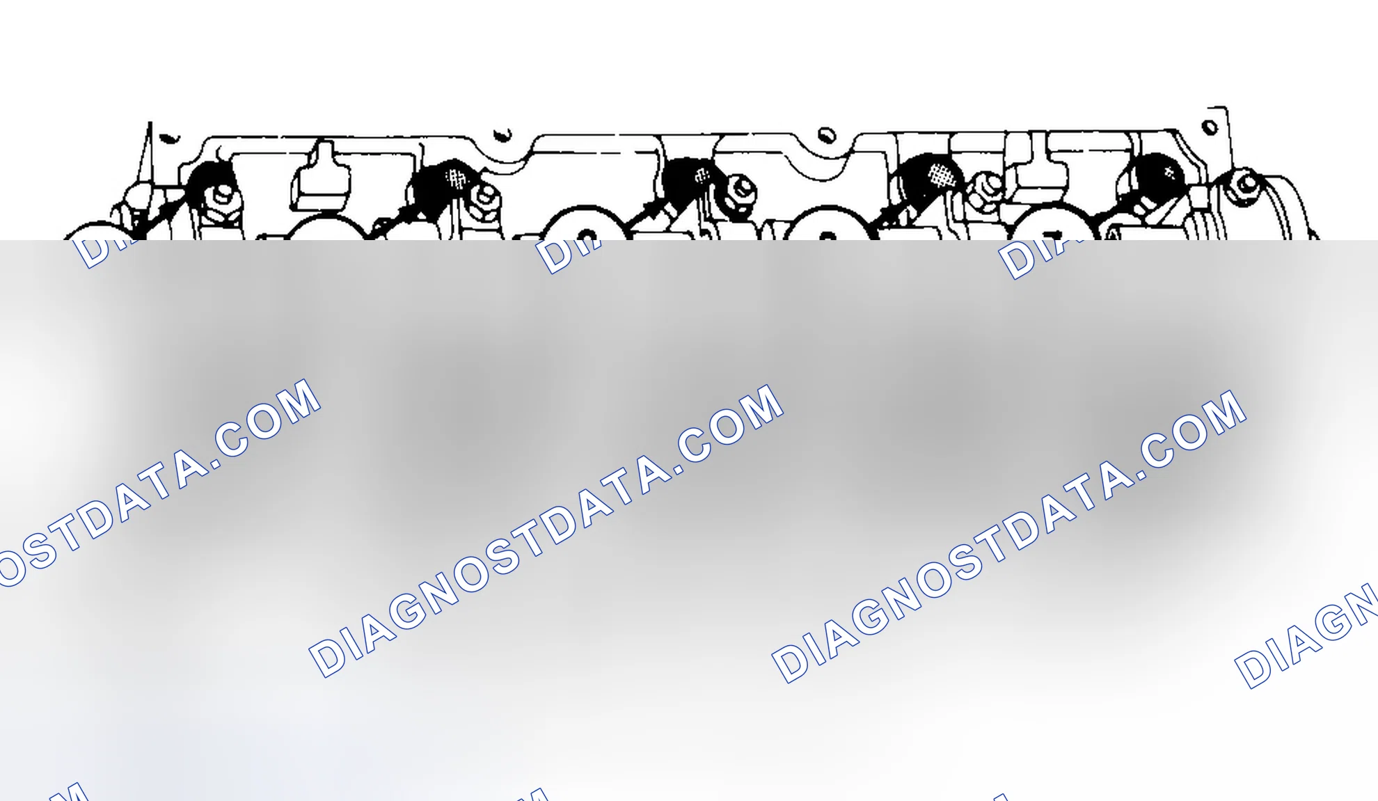 Scheme 7: Typical Cylinder Head Tightening or Loosening Sequence