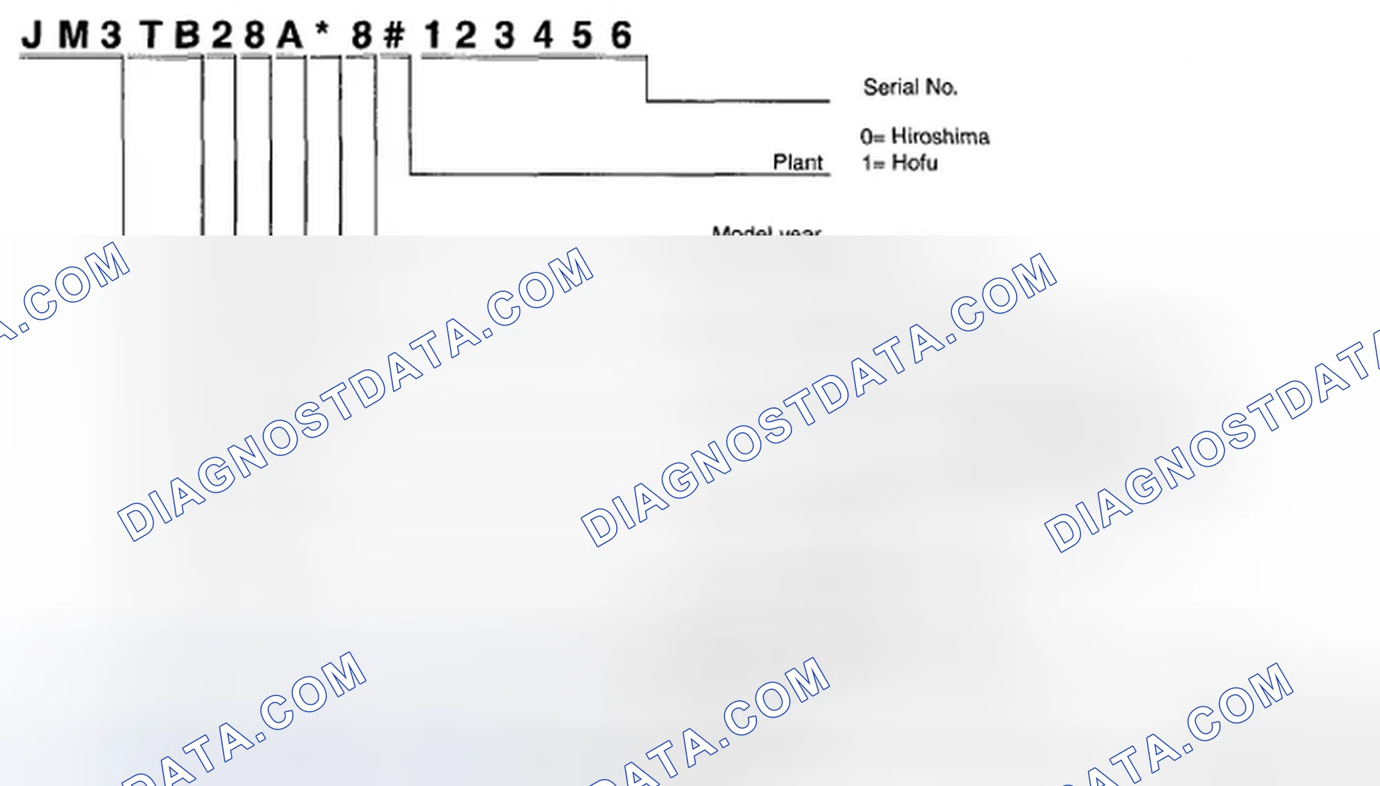 Scheme 3: VEHICLE IDENTIFICATION NUMBER (VIN) CODE