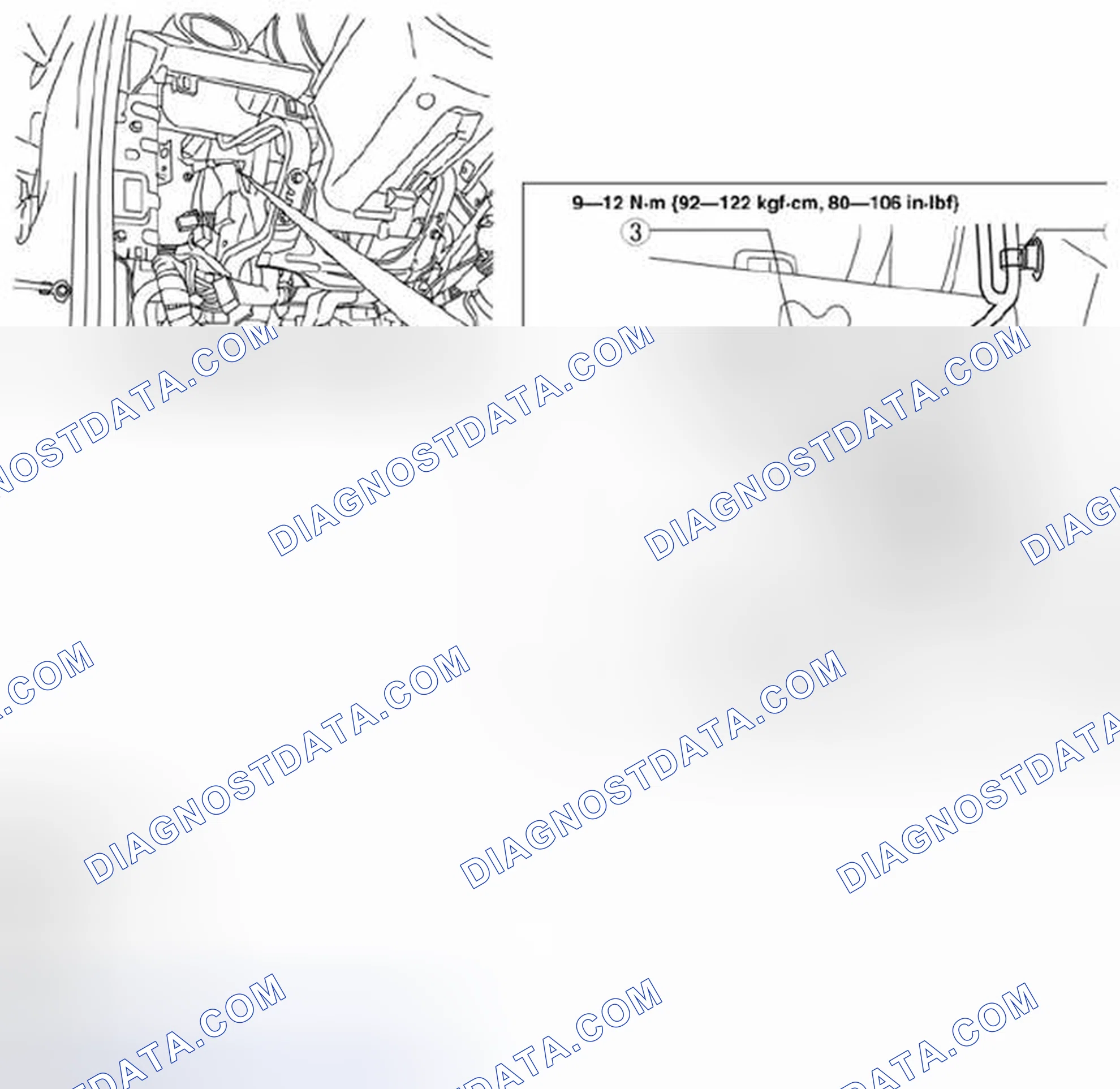 Scheme 147: KEYLESS RECEIVER REMOVAL/INSTALLATION