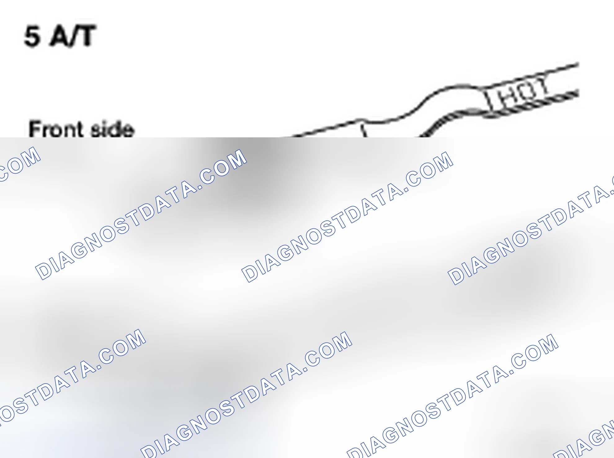 Scheme 33: Checking Automatic Transmission Fluid (ATF)