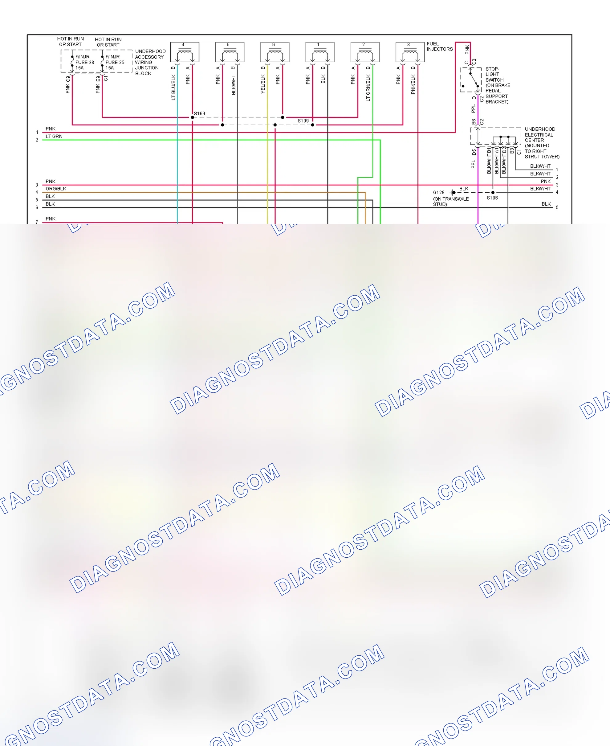 Scheme 123: PCM Wiring Diagram (Intrigue - 3.5L - 2 Of 4)