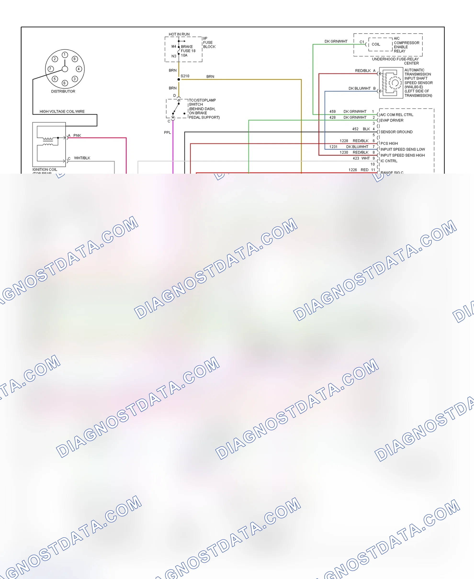 Scheme 55: PCM Wiring Diagram (Express & Savana - 5.0L & 5.7L - 4 Of 4)