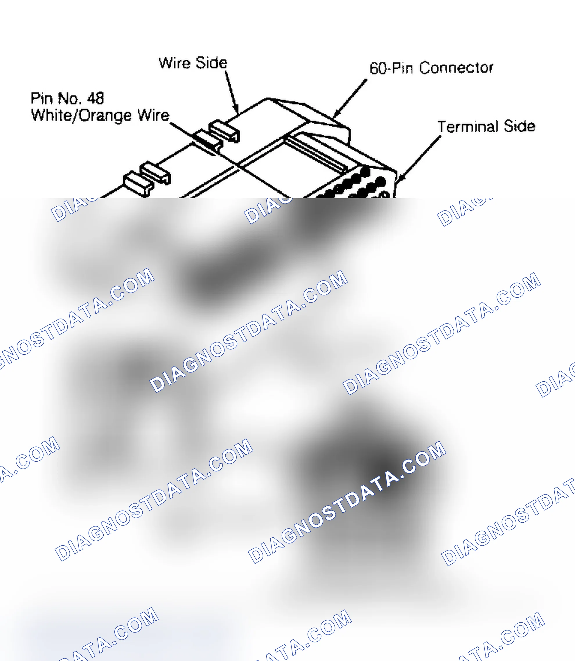 Scheme 301: DR12 (3 of 3) - Checking Speed Sensor & 60-Pin Connectors