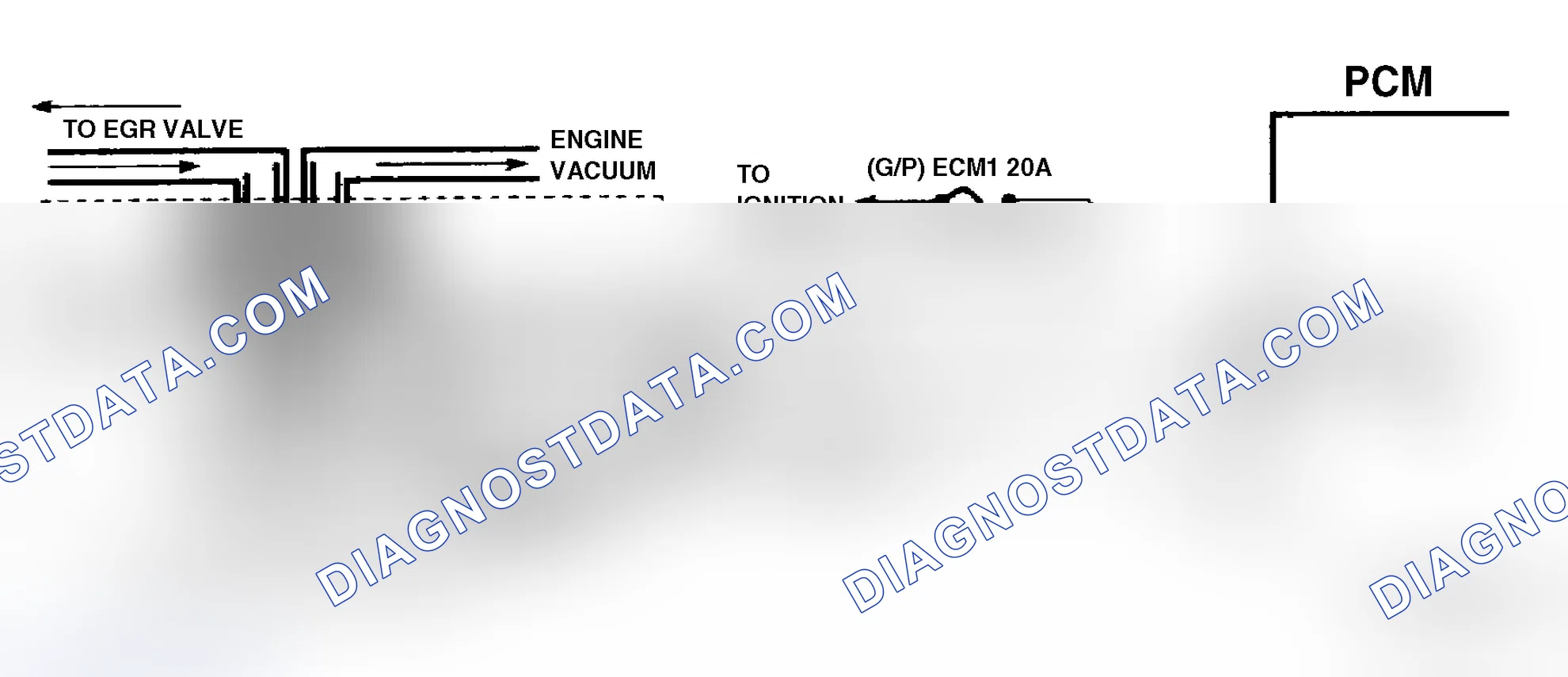 Scheme 60: Code 32 Schematic ("P" Series 5.7L A/T) EGR Circuit Error Models Using Ported Vacuum & EVR Solenoid