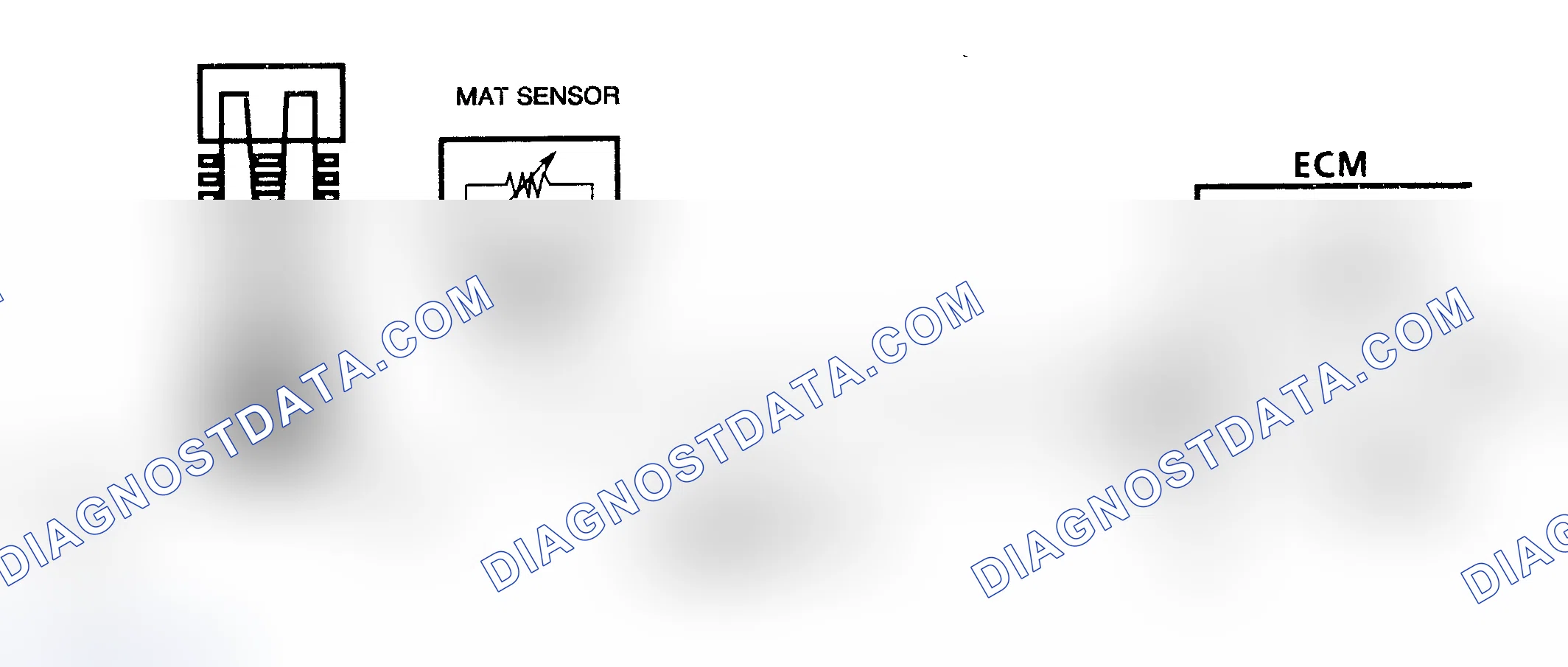 Scheme 62: Code 23 Schematic (3.1L) IAT Sensor Signal Voltage High (Low Temp Indicated)