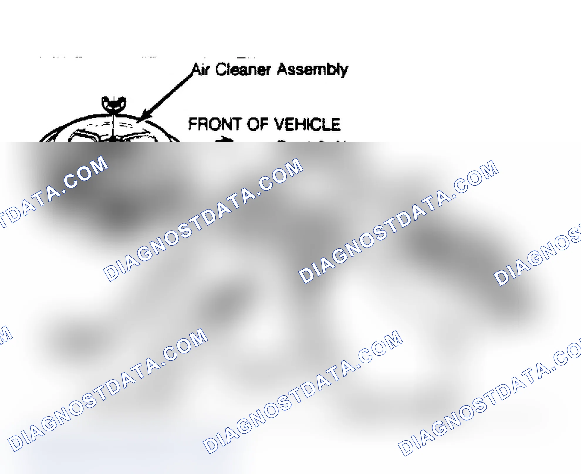Scheme 46: View of Typical Thermostatic Air Cleaner (TAC) Assembly