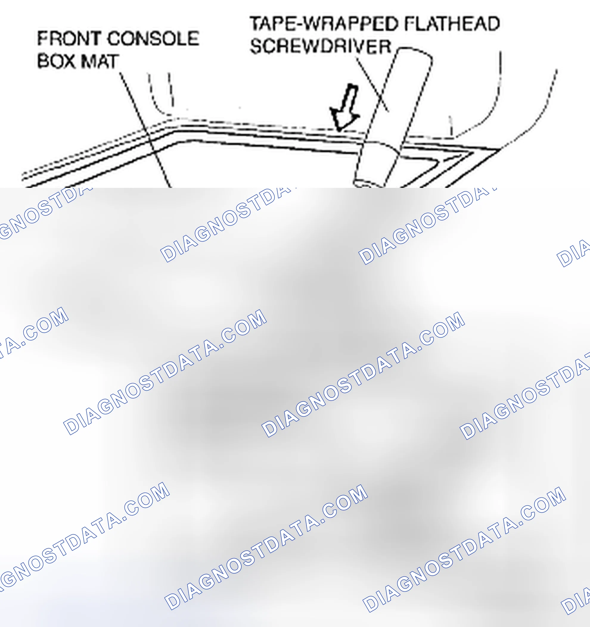 Scheme 31: FRONT CONSOLE BOX MAT REMOVAL/INSTALLATION