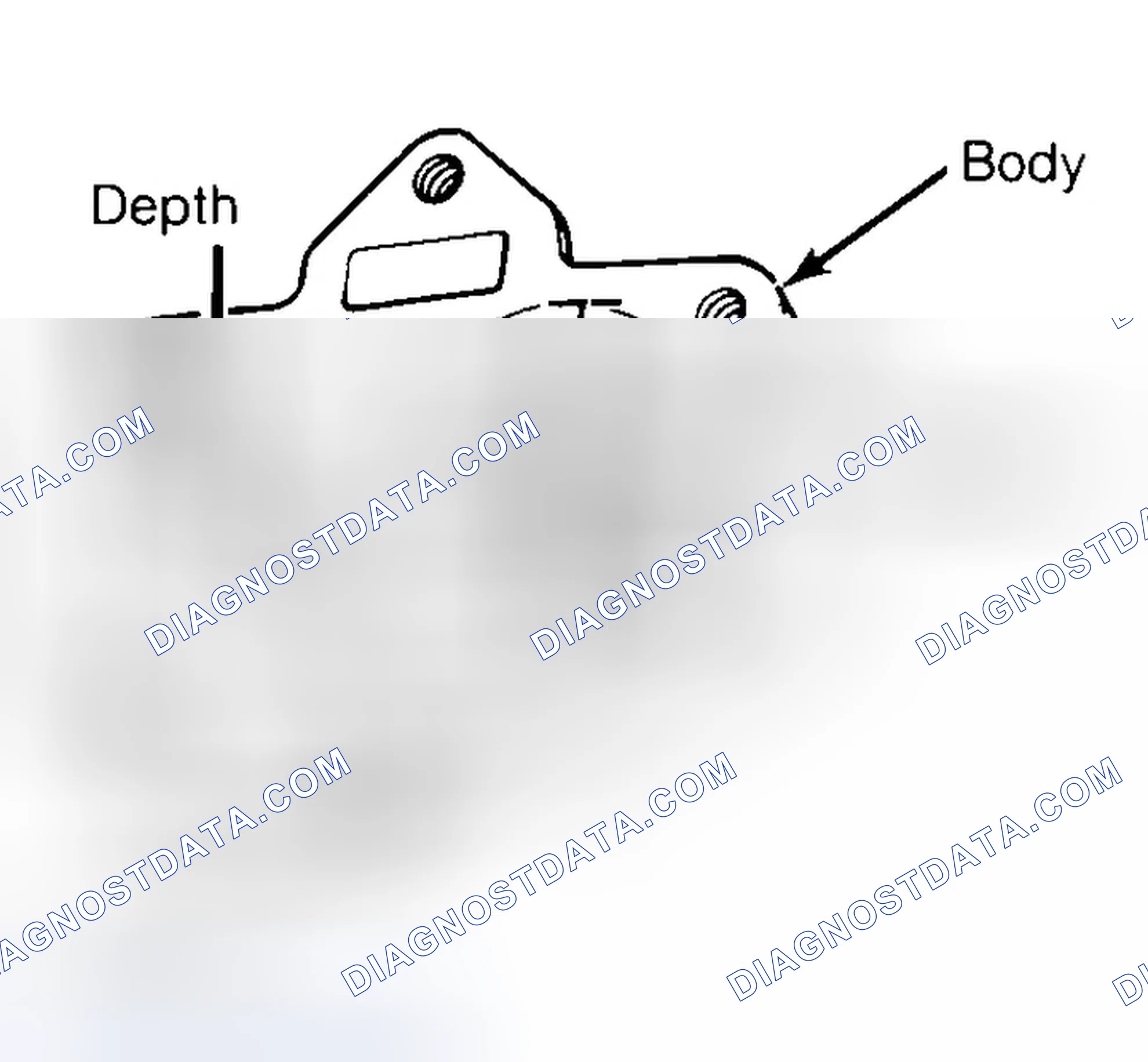 Scheme 35: Measuring Oil Pump Gear Cavity