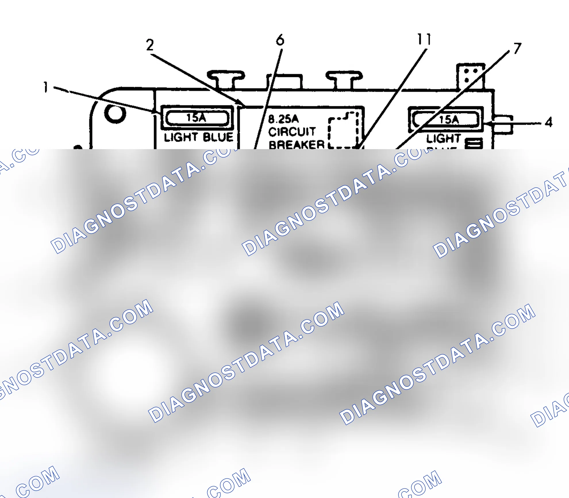 Scheme 8: FUSE PANEL IDENTIFICATION (1983-92 LINCOLN TOWN CAR)