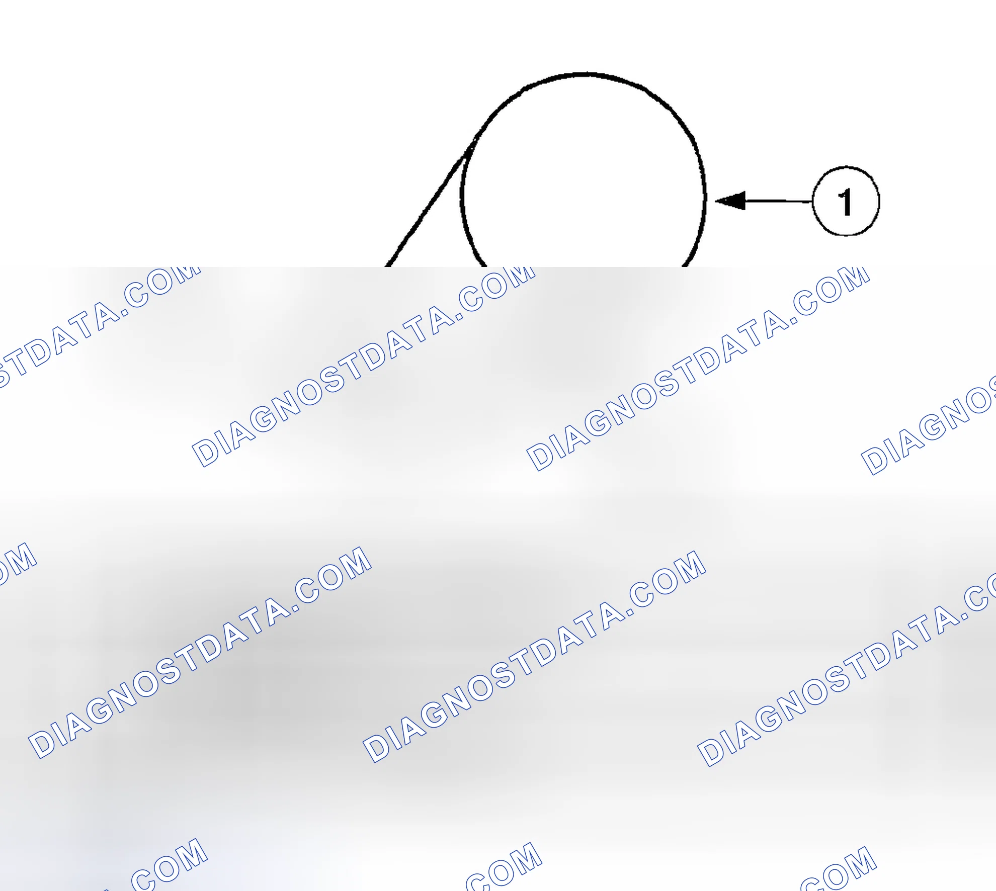 Scheme 906: Water Pump Drive Belt - 3.0L (4V) without Tensioner