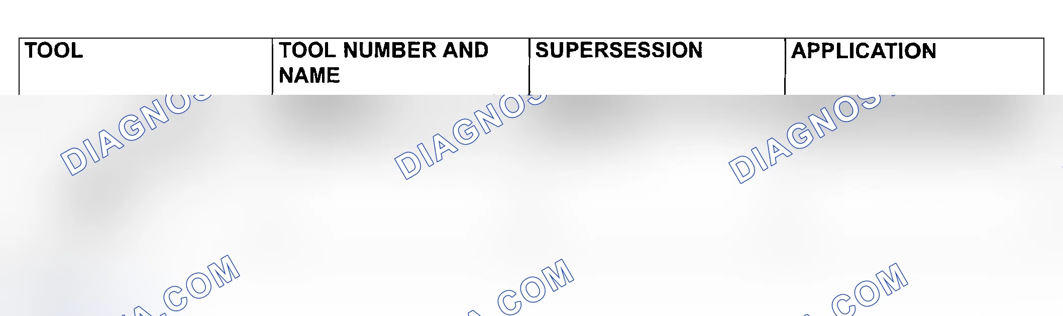 Scheme 34: SPECIAL TOOL