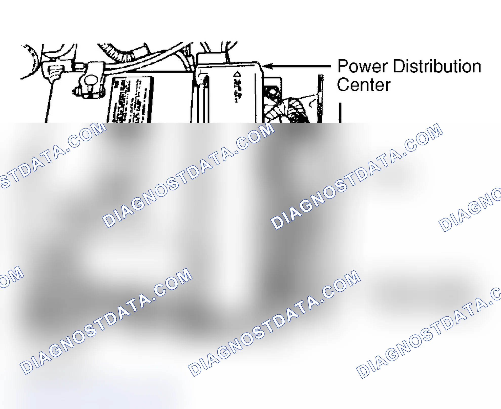 Scheme 103: POWERTRAIN CONTROL MODULE LOCATION
