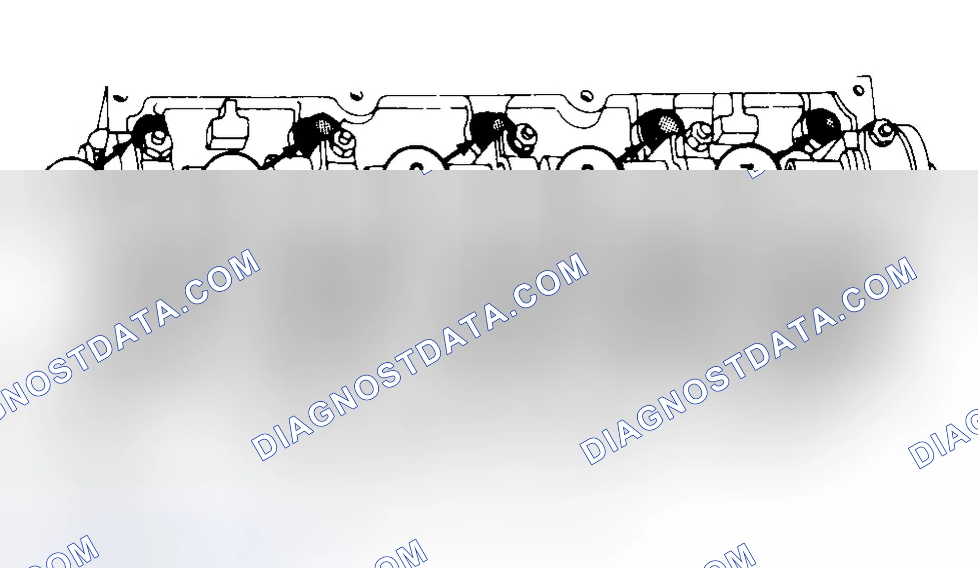 Scheme 7: Typical Cylinder Head Tightening or Loosening Sequence