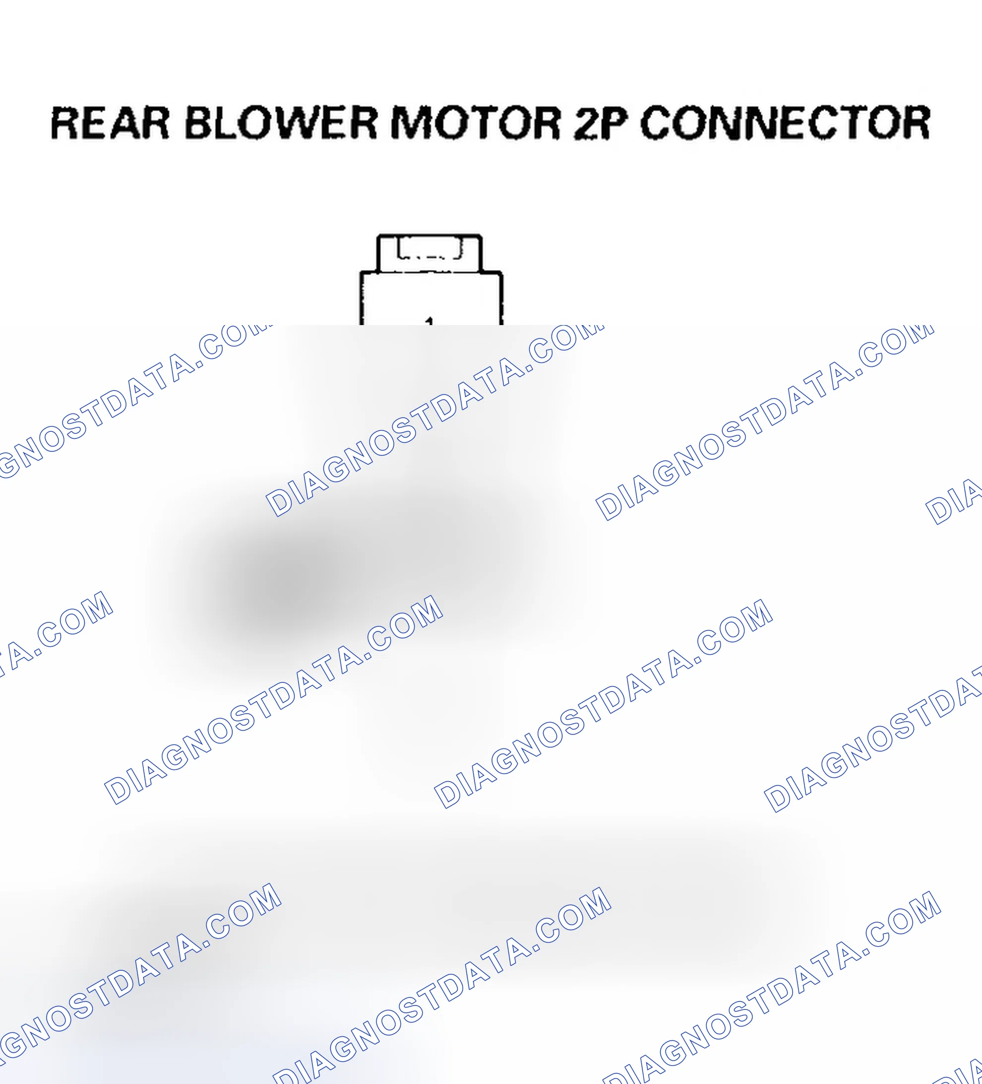 Scheme 52: DTC 1: A Problem in the Rear Blower Motor Circuit