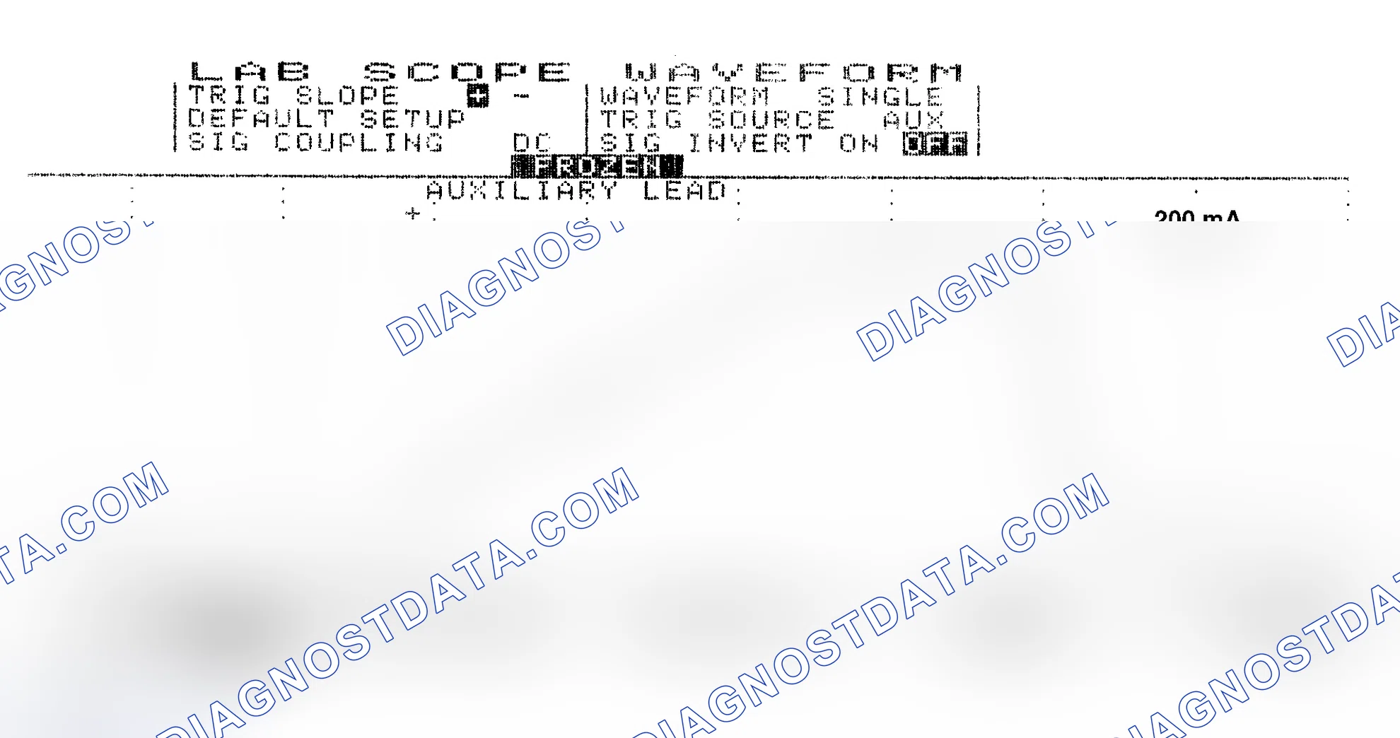 Scheme 13: Single Injector w/Normal Current Flow - Current Pattern