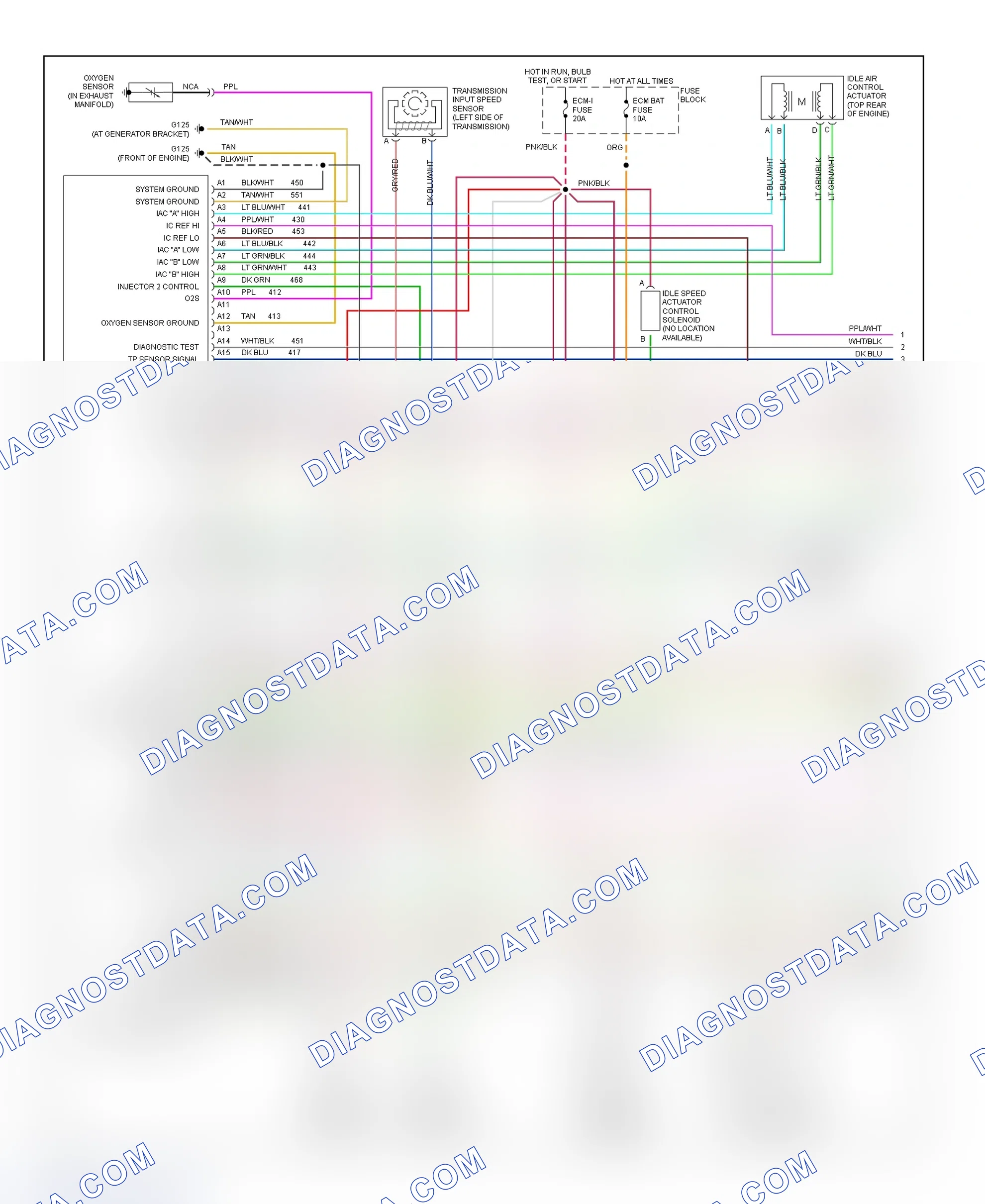 Scheme 388: Wiring Diagram ("P" Series - Cutaway - 7.4L - 1 Of 3)