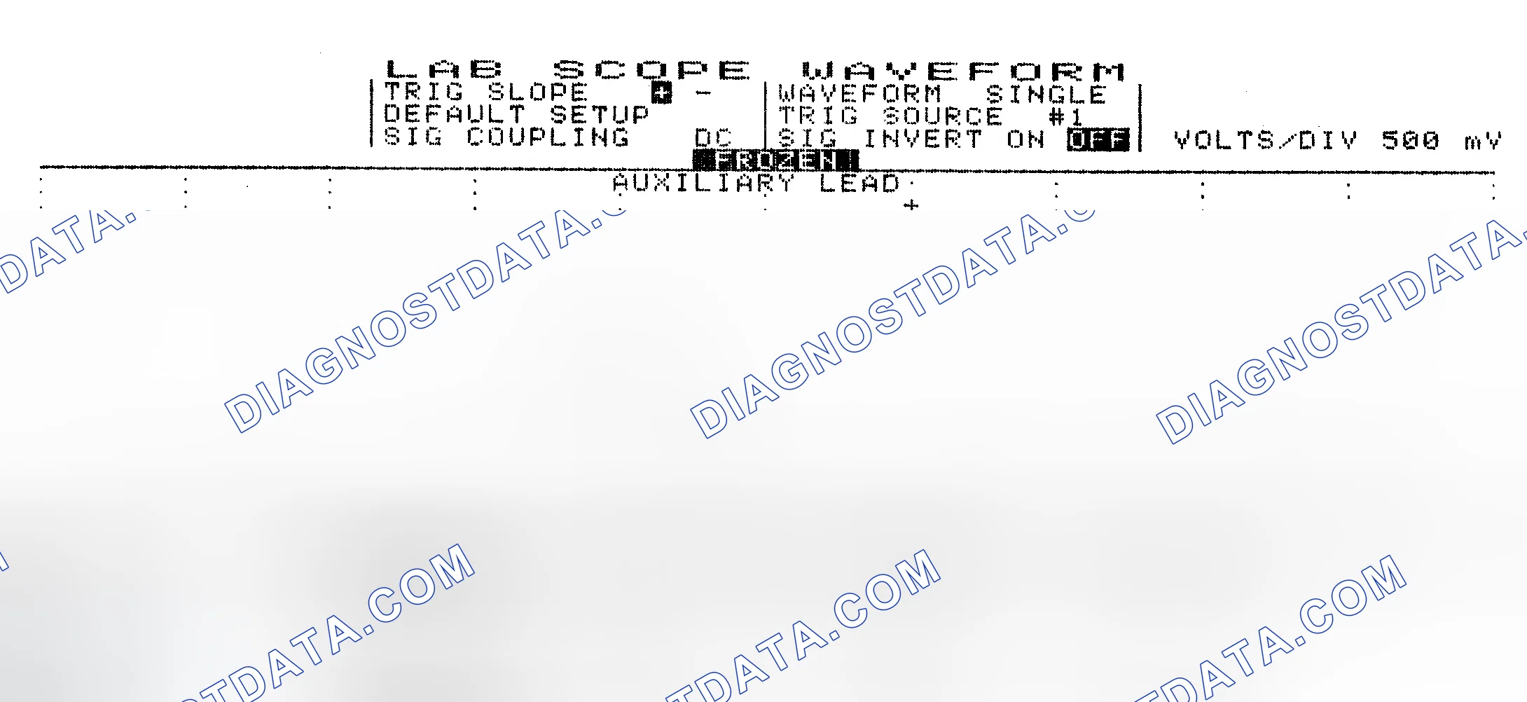 Scheme 10: Single Injector w/Excessive Current Flow - Current Pattern