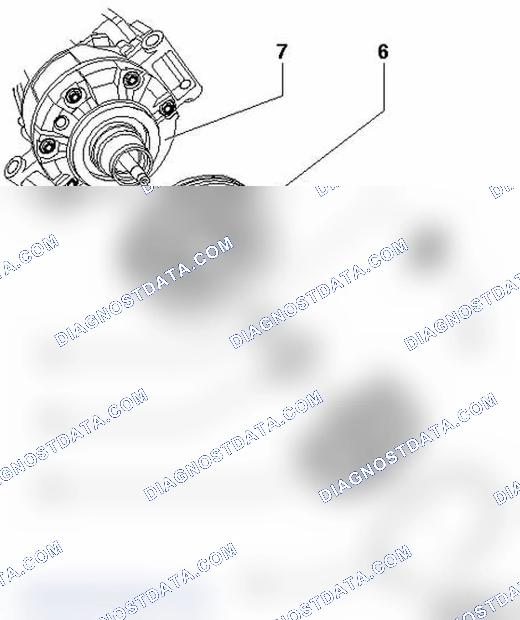 Scheme 26: A/C compressor pulley, replacing (Version "2")