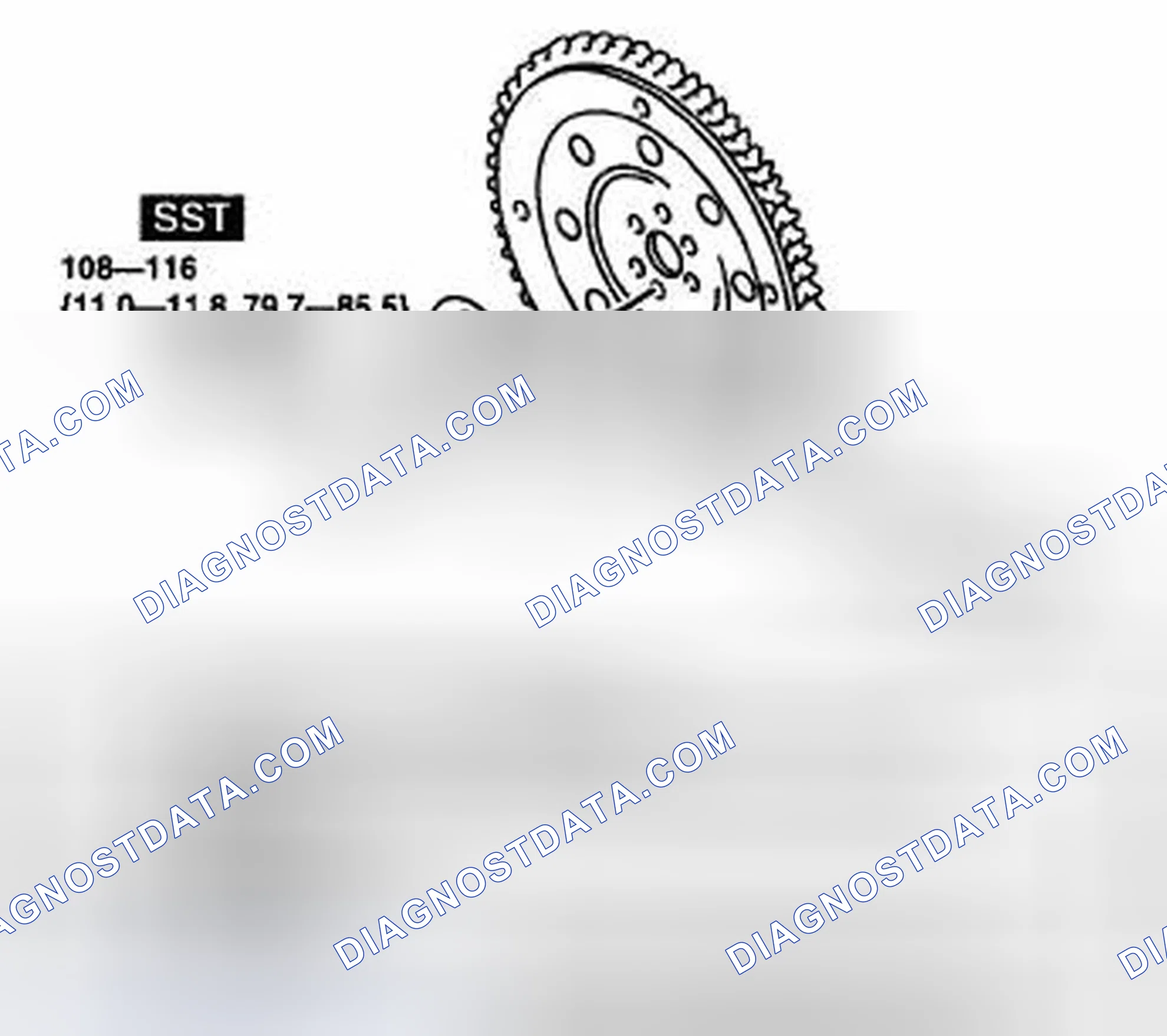 Scheme 486: DRIVE PLATE REMOVAL/INSTALLATION [FS5A-EL]