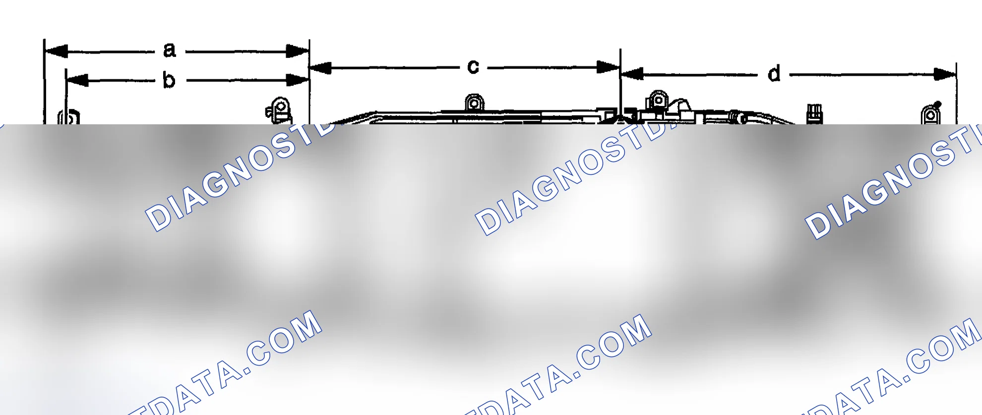 Scheme 2: Dimensions - Frame (1500 Suburban/Yukon XL/Avalanche 2WD & 4WD)