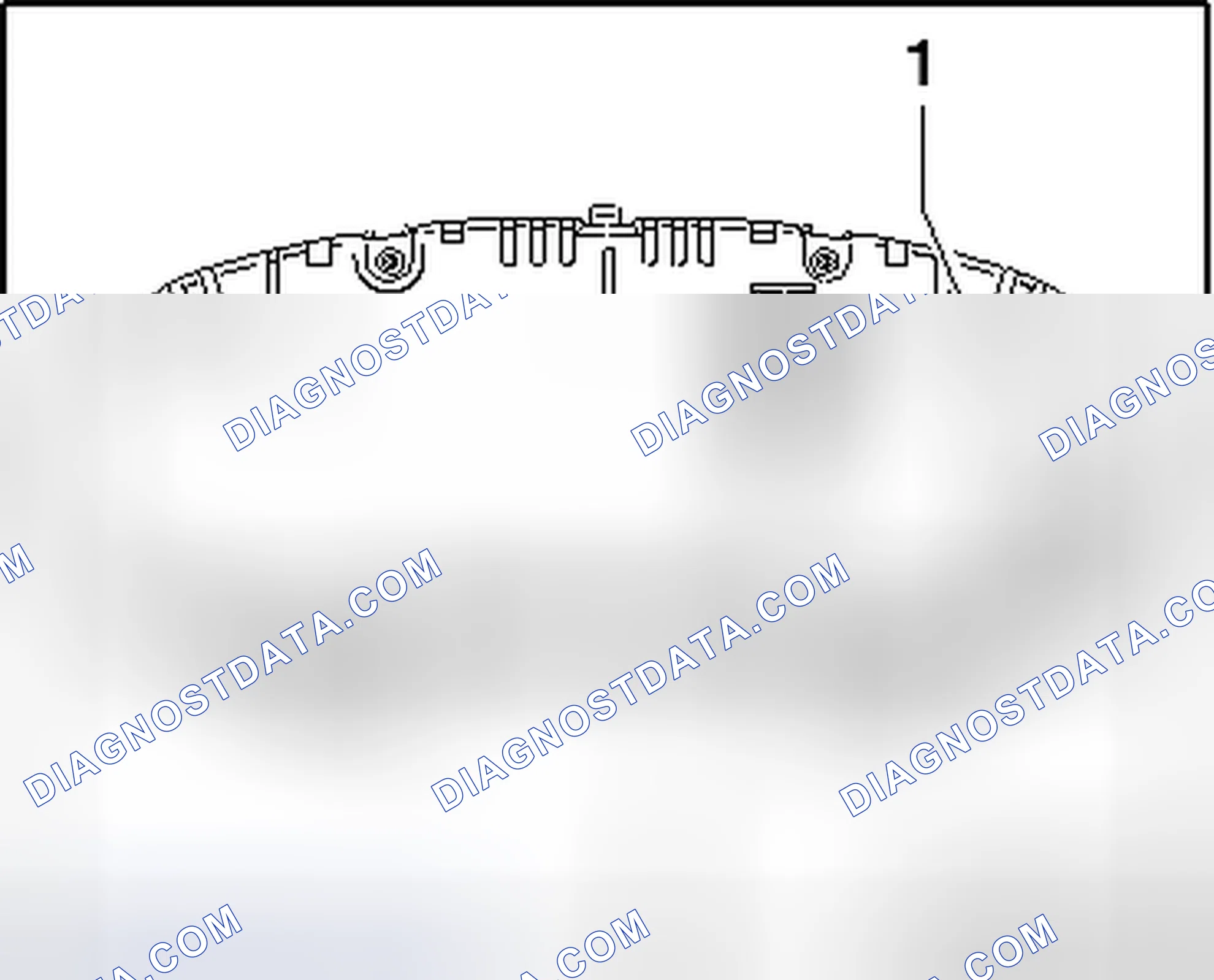 Scheme 1: REAR SIDE OF INSTRUMENT CLUSTER, DESCRIPTION