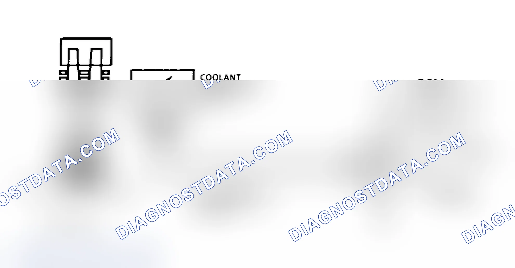 Scheme 5: Code 14 Schematic (5.7L) Coolant Sensor Signal Voltage Low