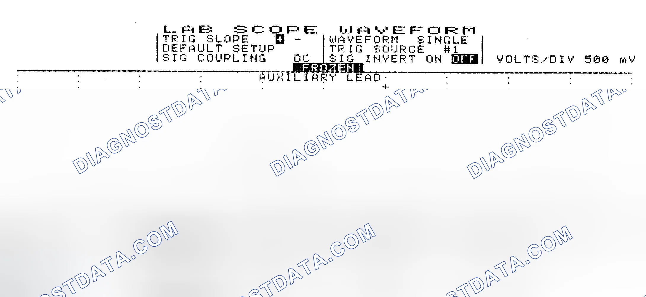 Scheme 10: Single Injector w/Excessive Current Flow - Current Pattern