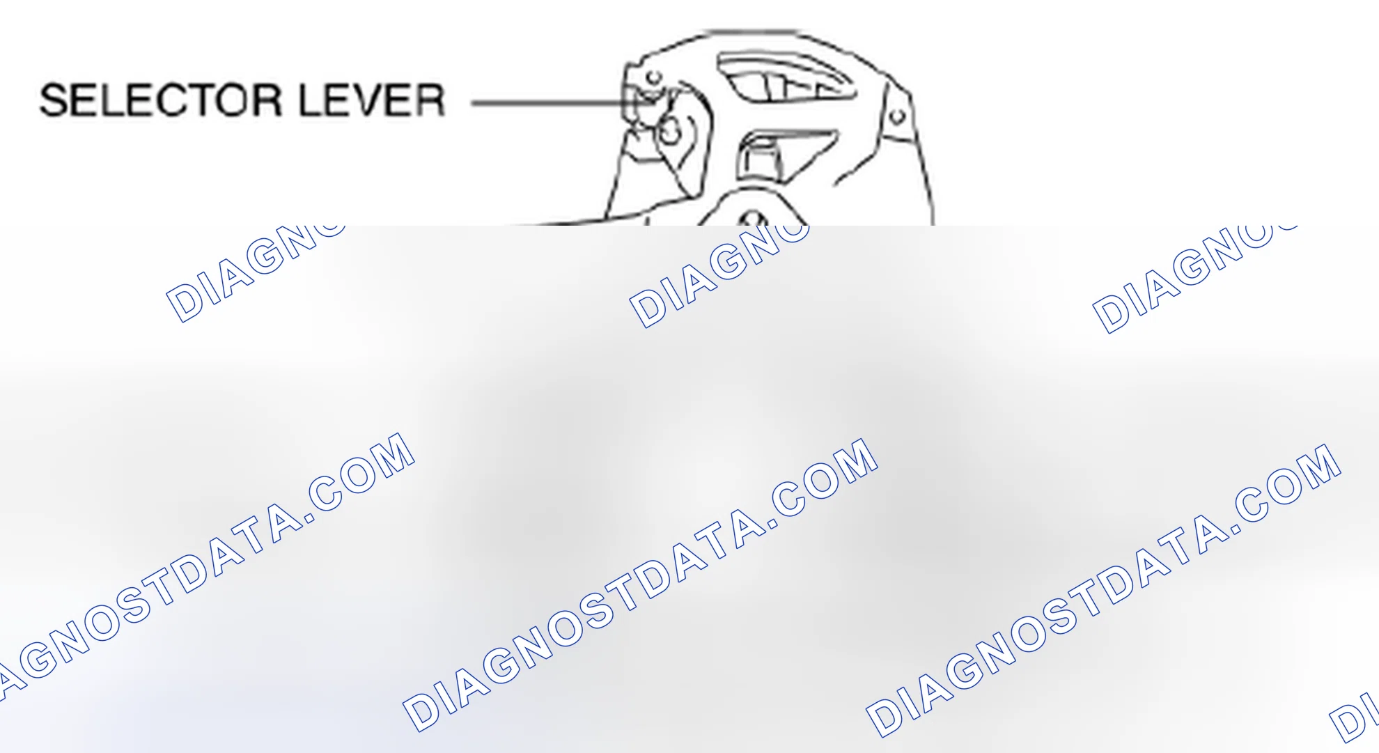 Scheme 1410: Selector Lever Installation Note
