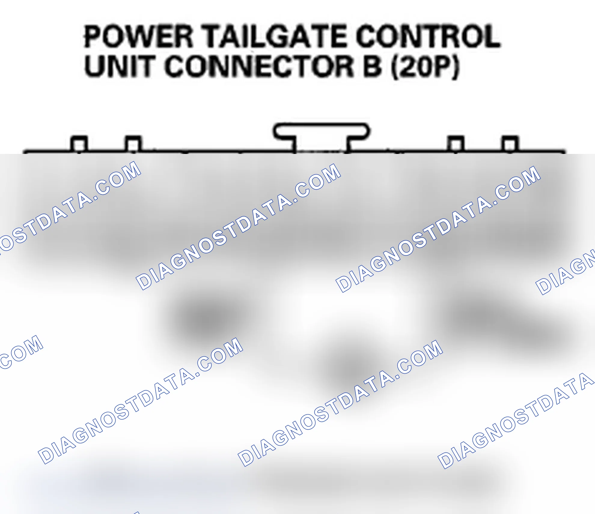 Scheme 218: DTC B1387: Power Tailgate Sensor Pulse B Circuit Malfunction