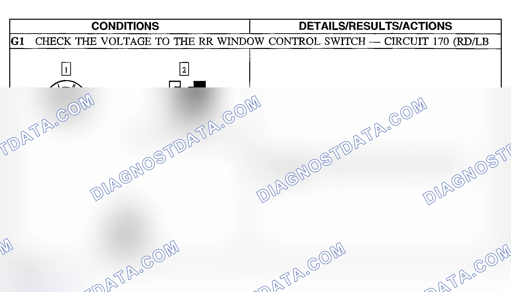 Scheme 46: Pinpoint Test G: The Right Rear Power Window Is Inoperative