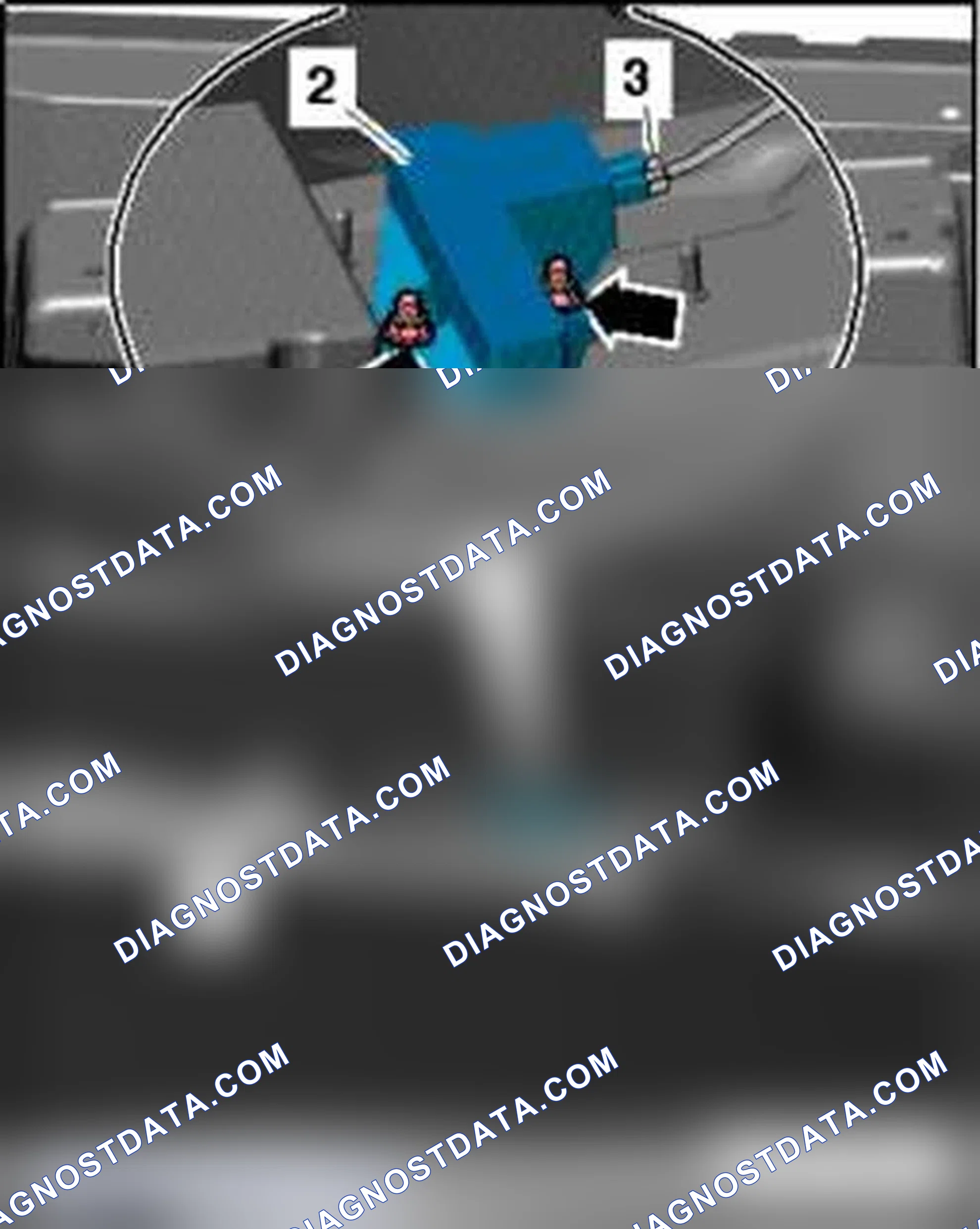 Scheme 310: Interior Access/Start Authorization Antenna 1 R138 , removing and installing