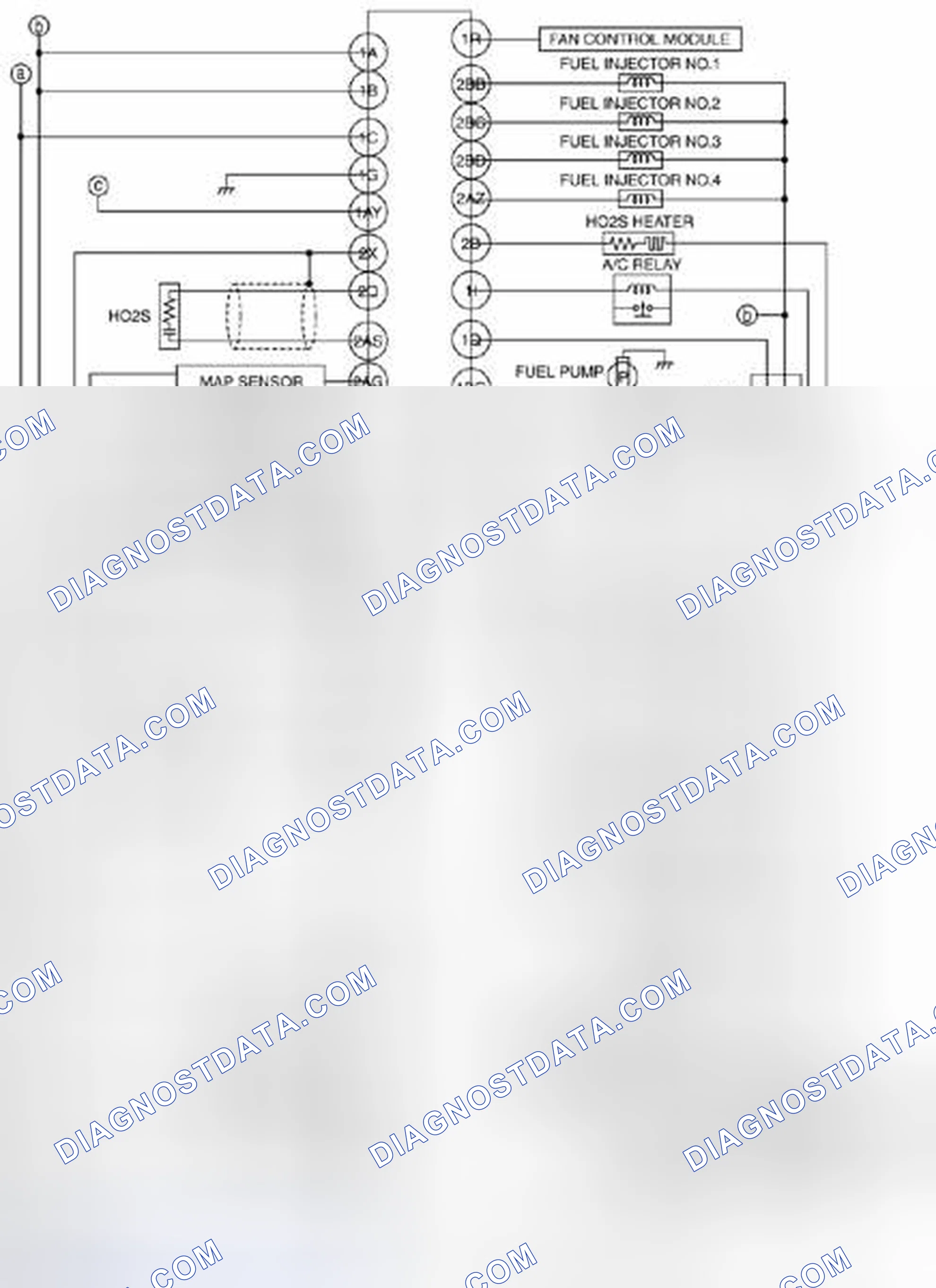 Scheme 60: Symptom Troubleshooting Wiring Diagram [MZR 2.0, MZR 2.5] (1 Of 2)