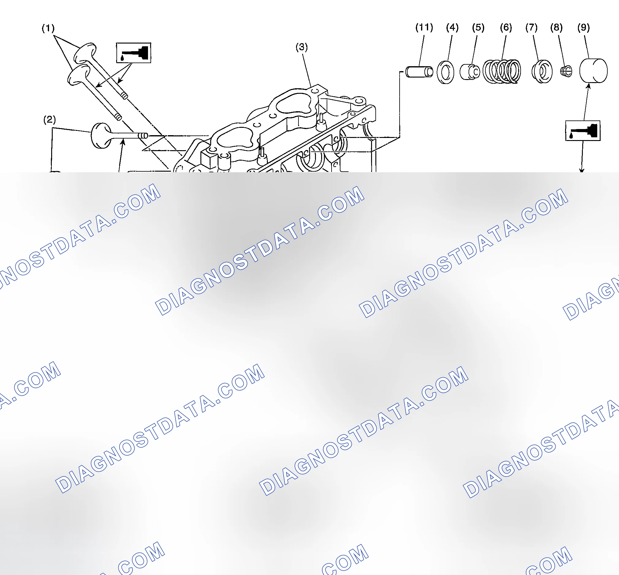Scheme 331: CYLINDER HEAD AND VALVE ASSEMBLY