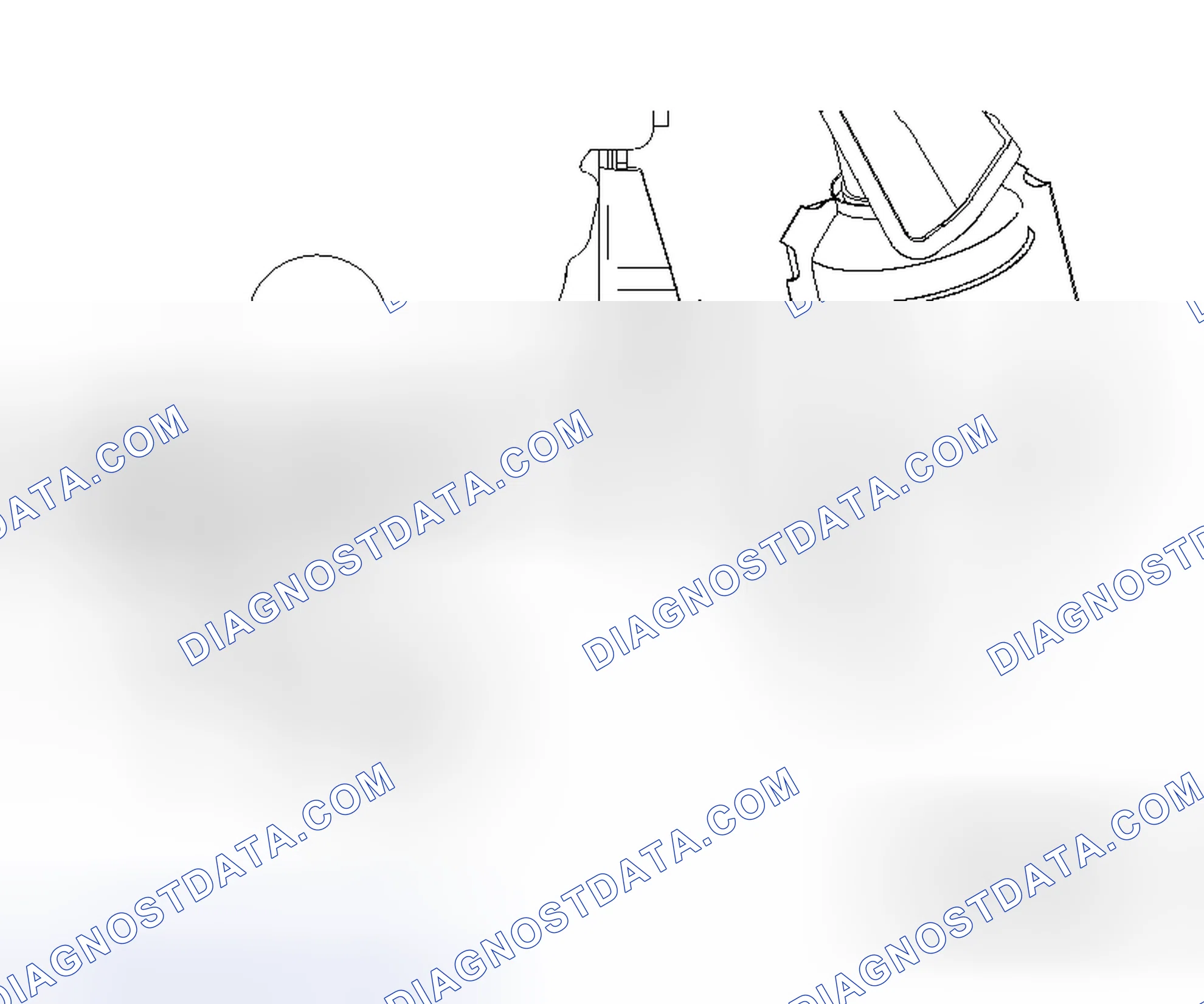 Scheme 428: >> A << EXHAUST MANIFOLD STAY, LEFT "B" INSTALLATION