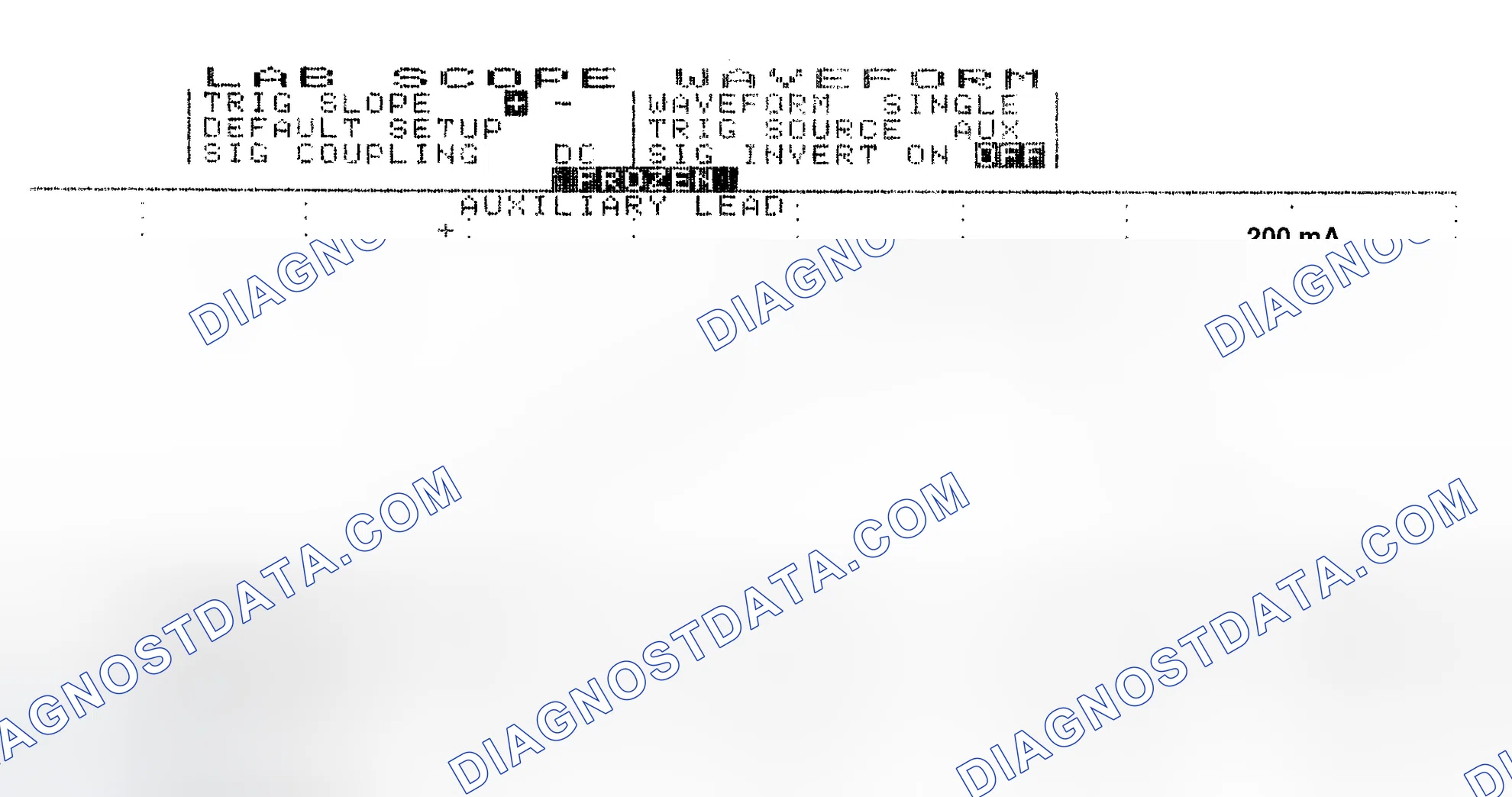 Scheme 13: Single Injector w/Normal Current Flow - Current Pattern