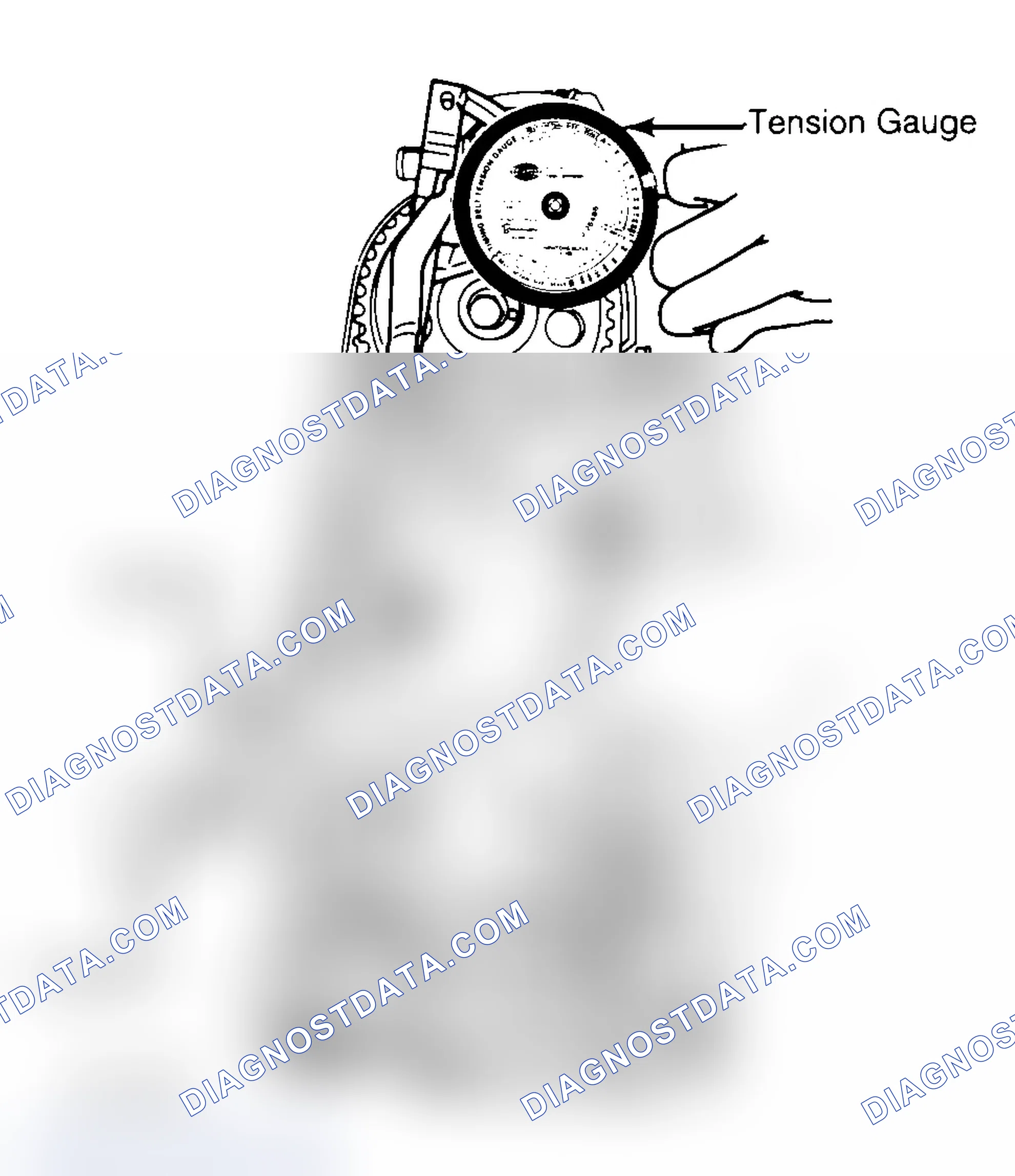Scheme 28: Adjusting Typical Timing Belt Tension