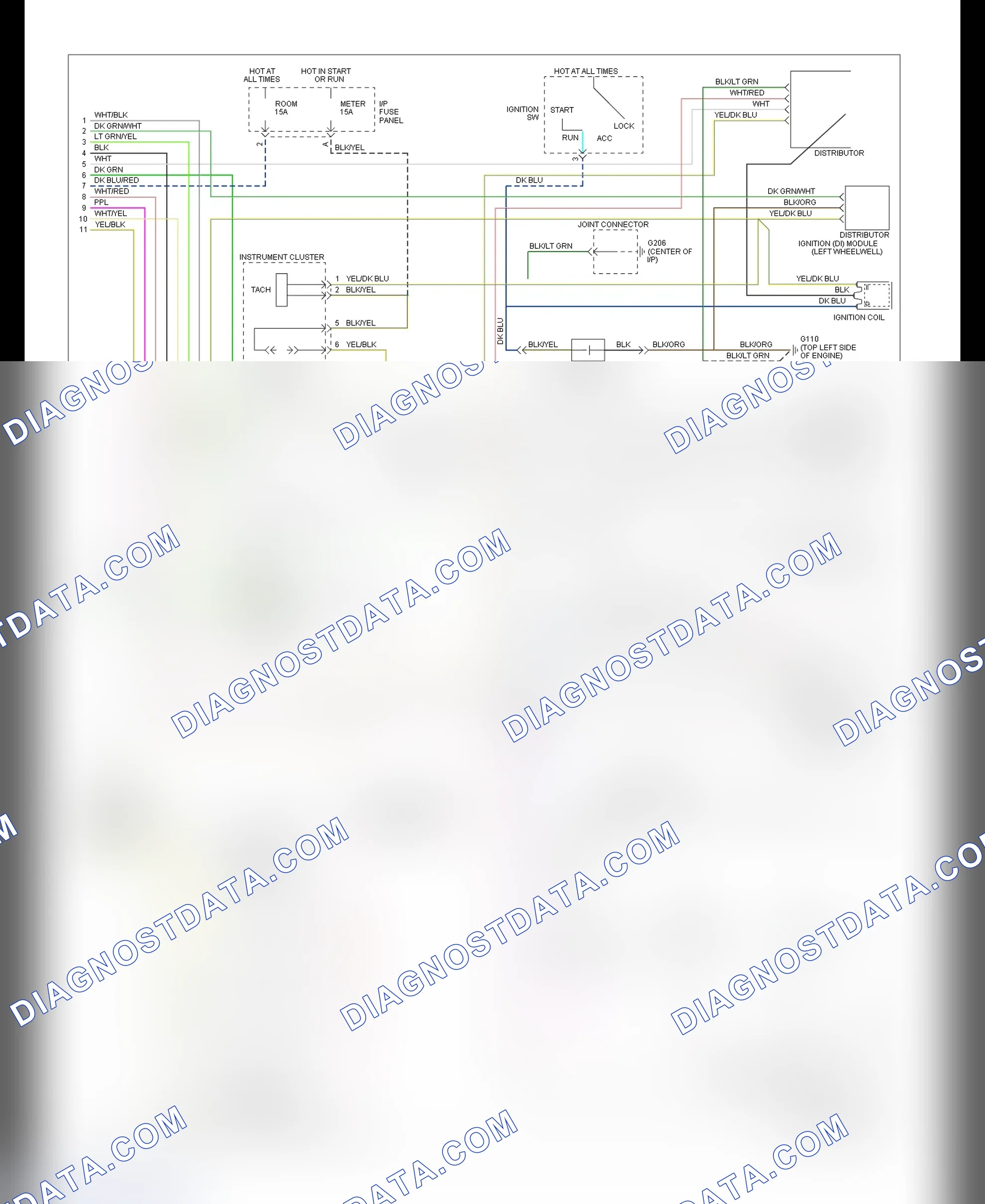 Scheme 22: EEC Wiring Diagram Escort 1.8L A/T & Tracer 1.8L A/T - 2 Of 2