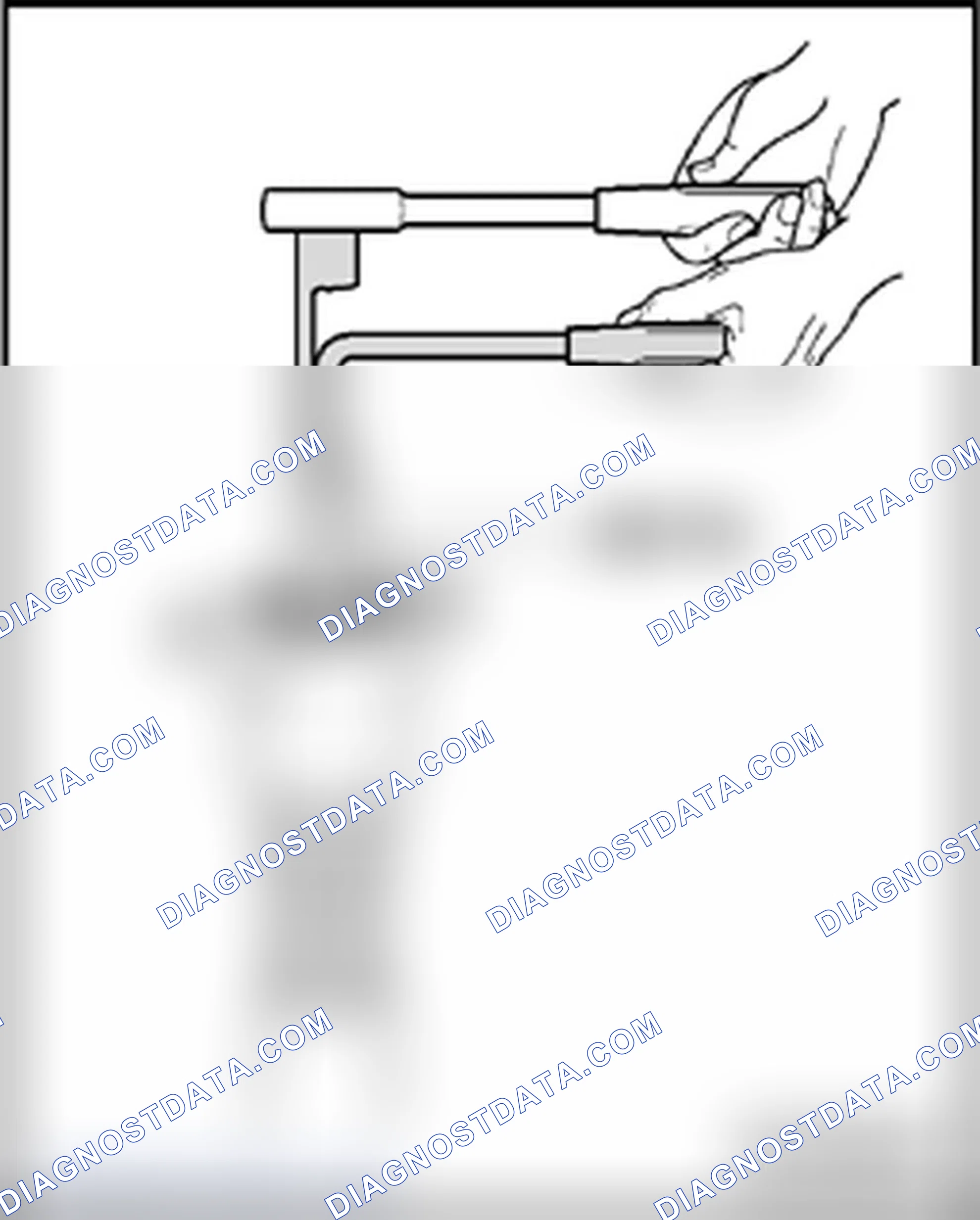 Scheme 247: Loosening and tightening bolted connection for strut mount