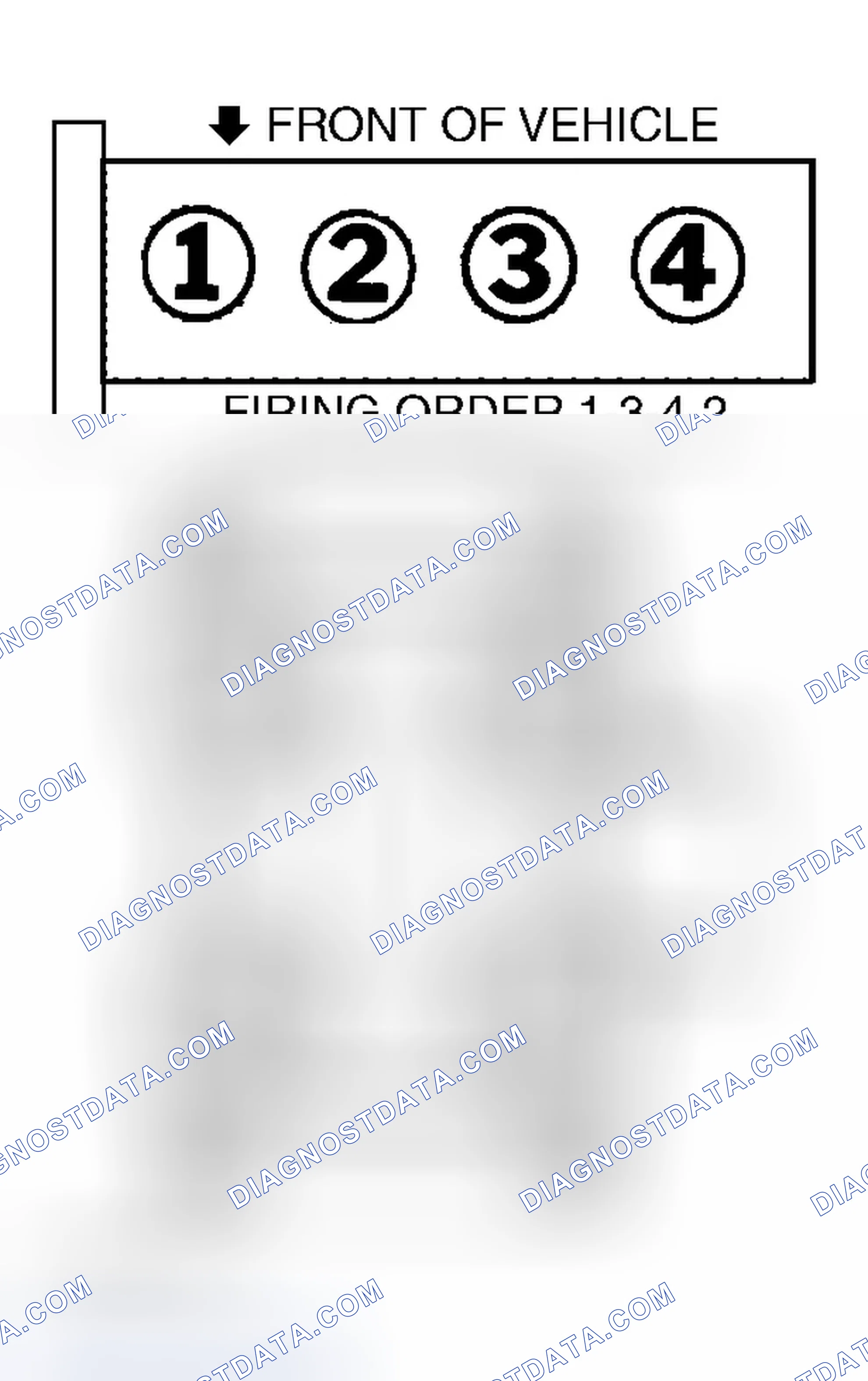 Scheme 9: Firing Order & Coil Pack (626 2.0L)