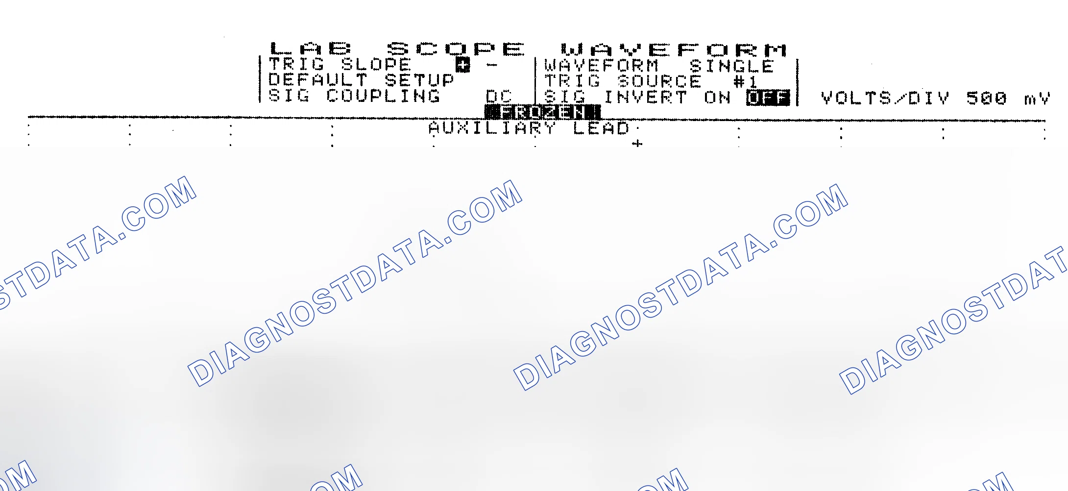 Scheme 10: Single Injector w/Excessive Current Flow - Current Pattern