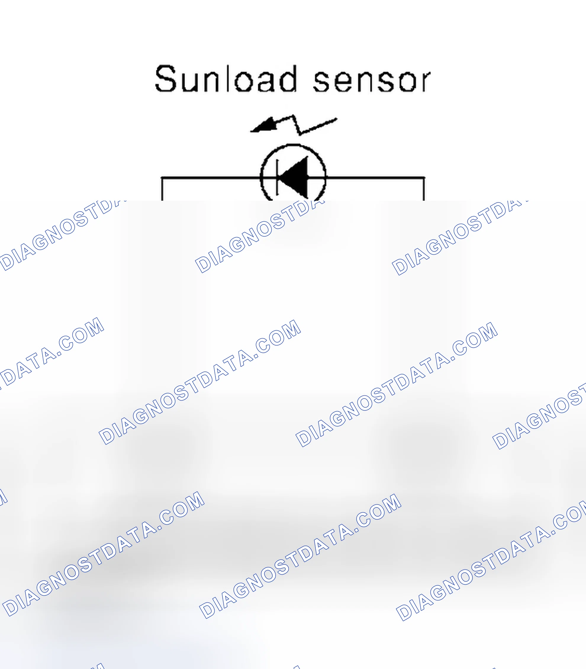Scheme 75: DIAGNOSTIC PROCEDURE FOR SUNLOAD SENSOR
